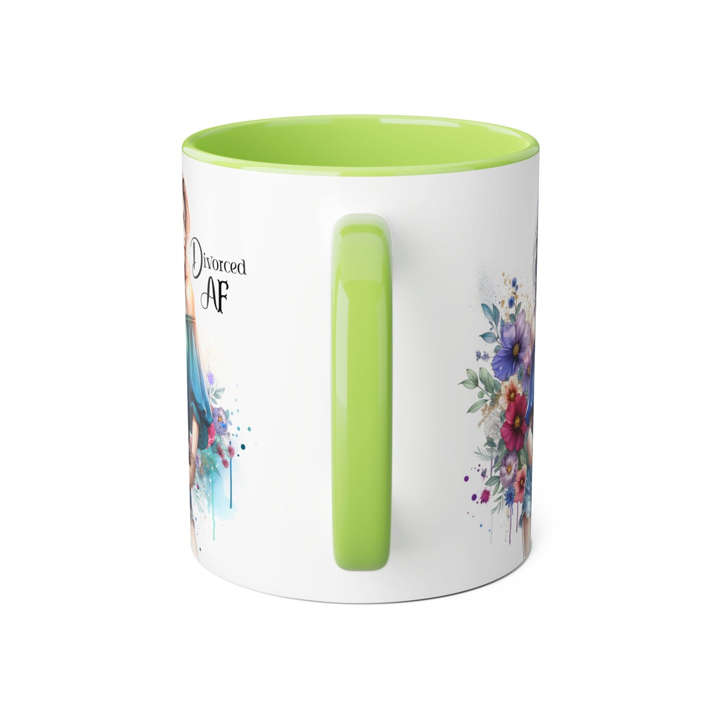 Divorced AF Accent Mug