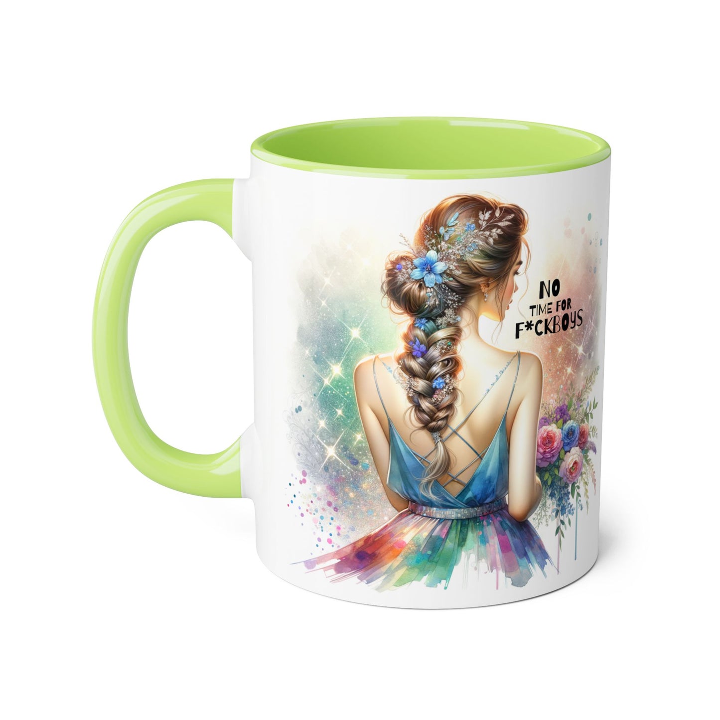 Funny Accent Mug - No Time For F*boys 11oz