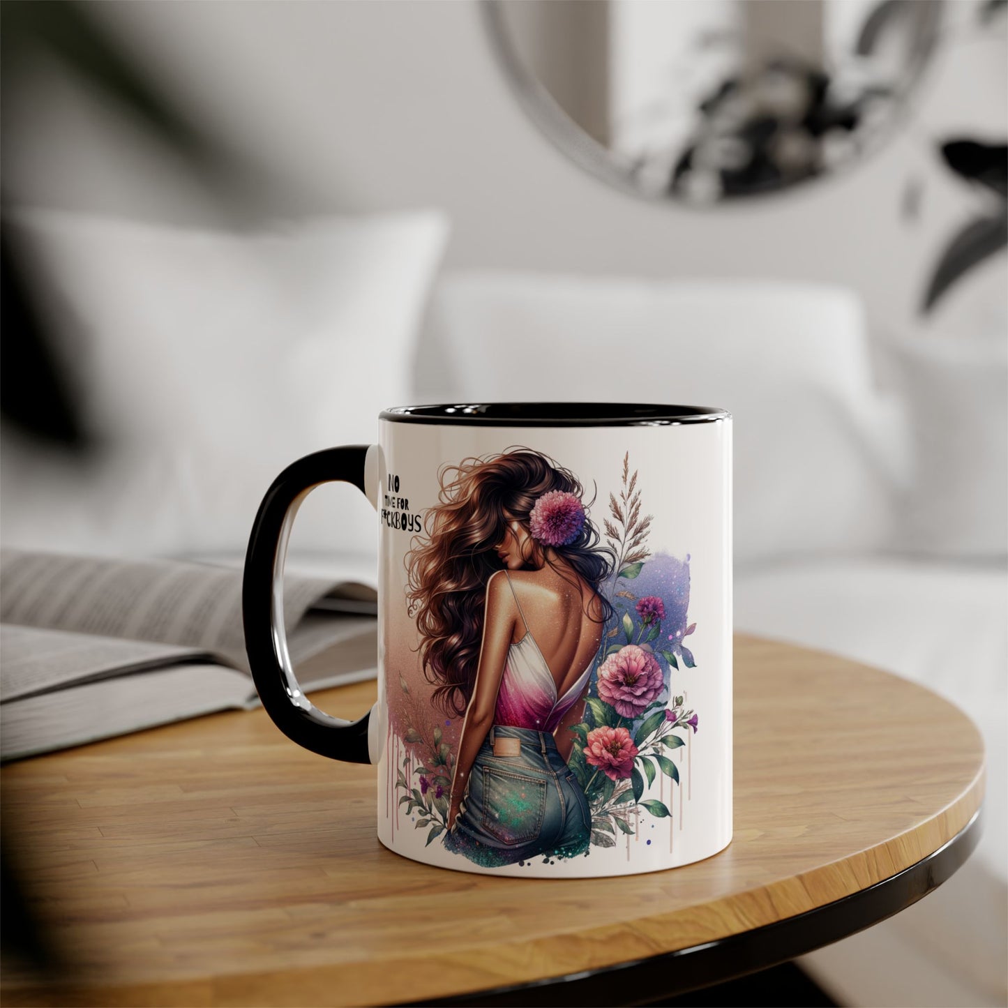 Funny Accent Mug - No Time For F*boys 11oz