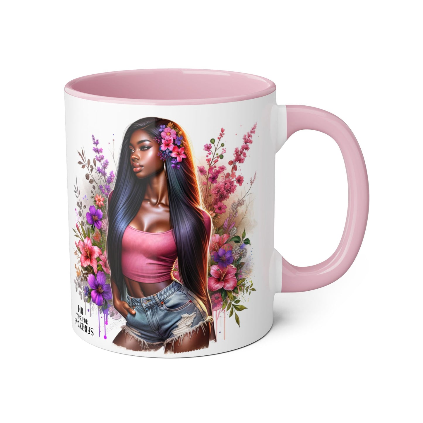 Funny Accent Mug - No Time For F*boys 11oz