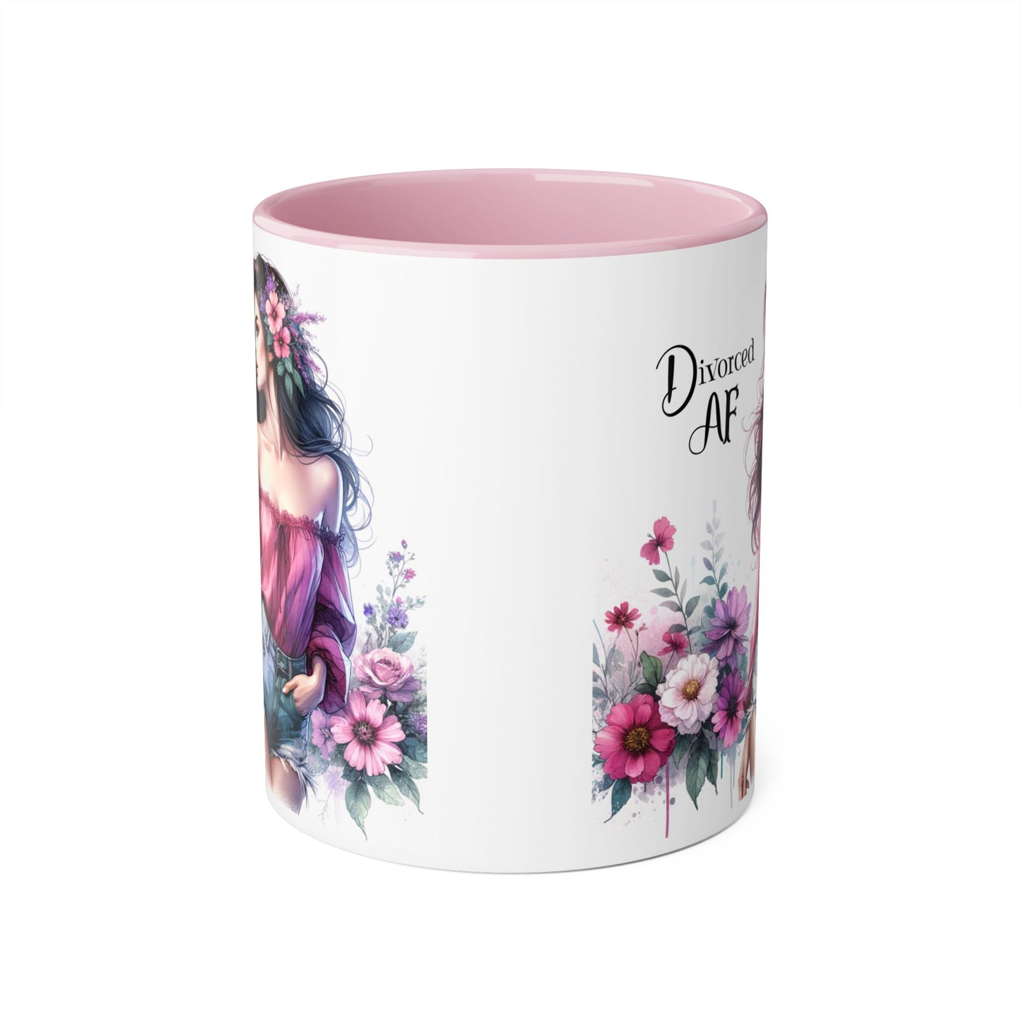 Mug - Divorced AF 11oz Accent Mug