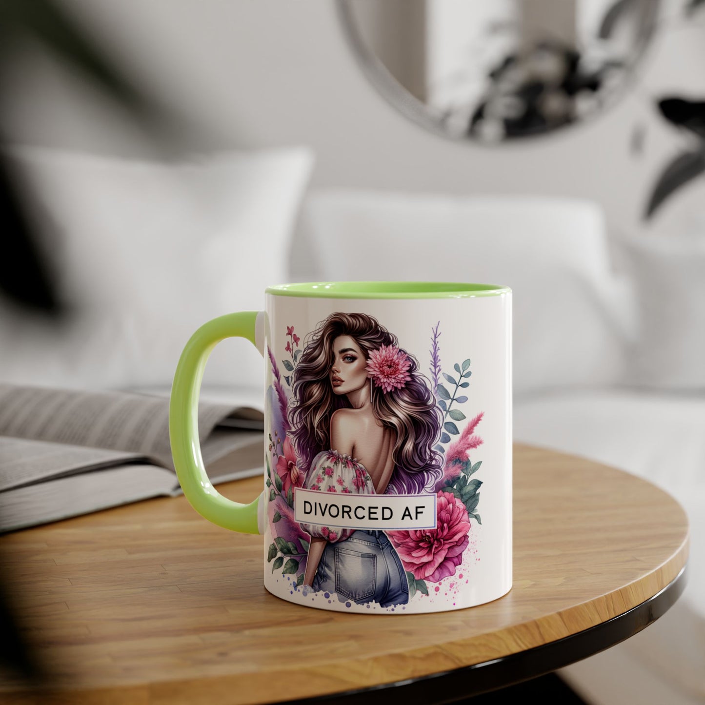 Mug - Divorced AF 11oz Accent Mug