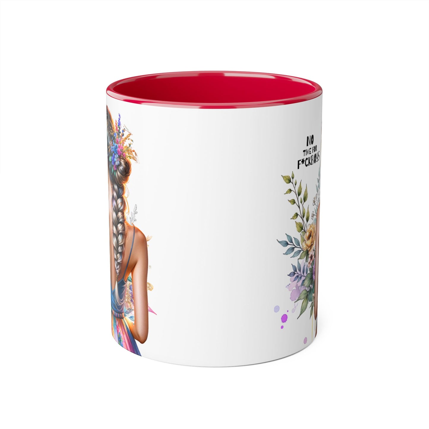 Funny Accent Mug - No Time For F*boys 11oz