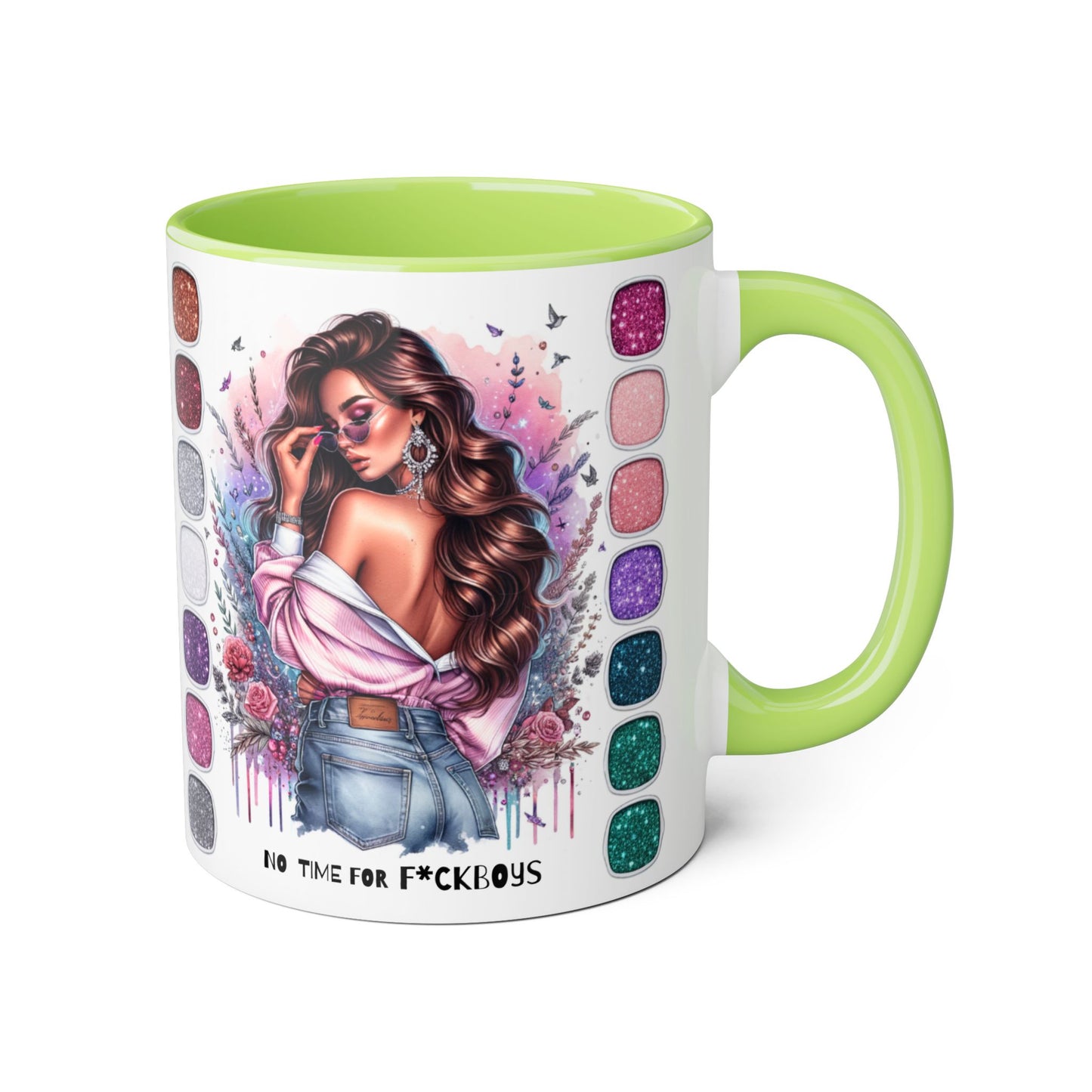 Funny Accent Mug - No Time For F*boys 11oz