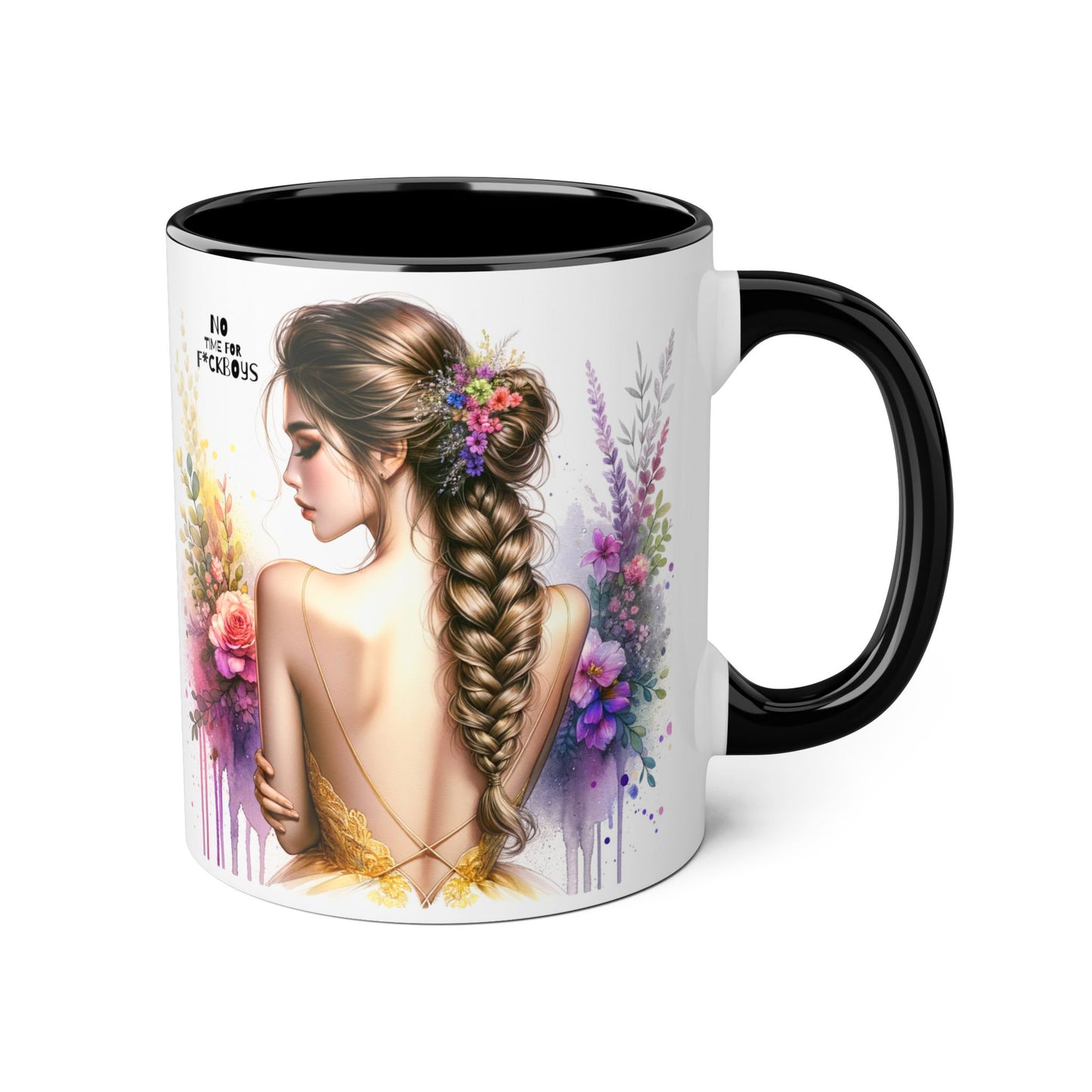 Funny Accent Mug - No Time For F*boys 11oz
