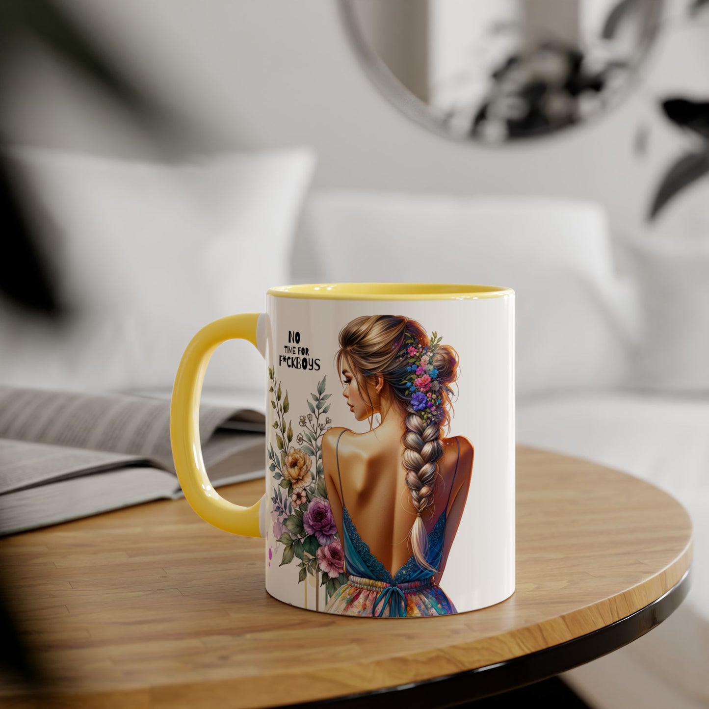Funny Accent Mug - No Time For F*boys 11oz