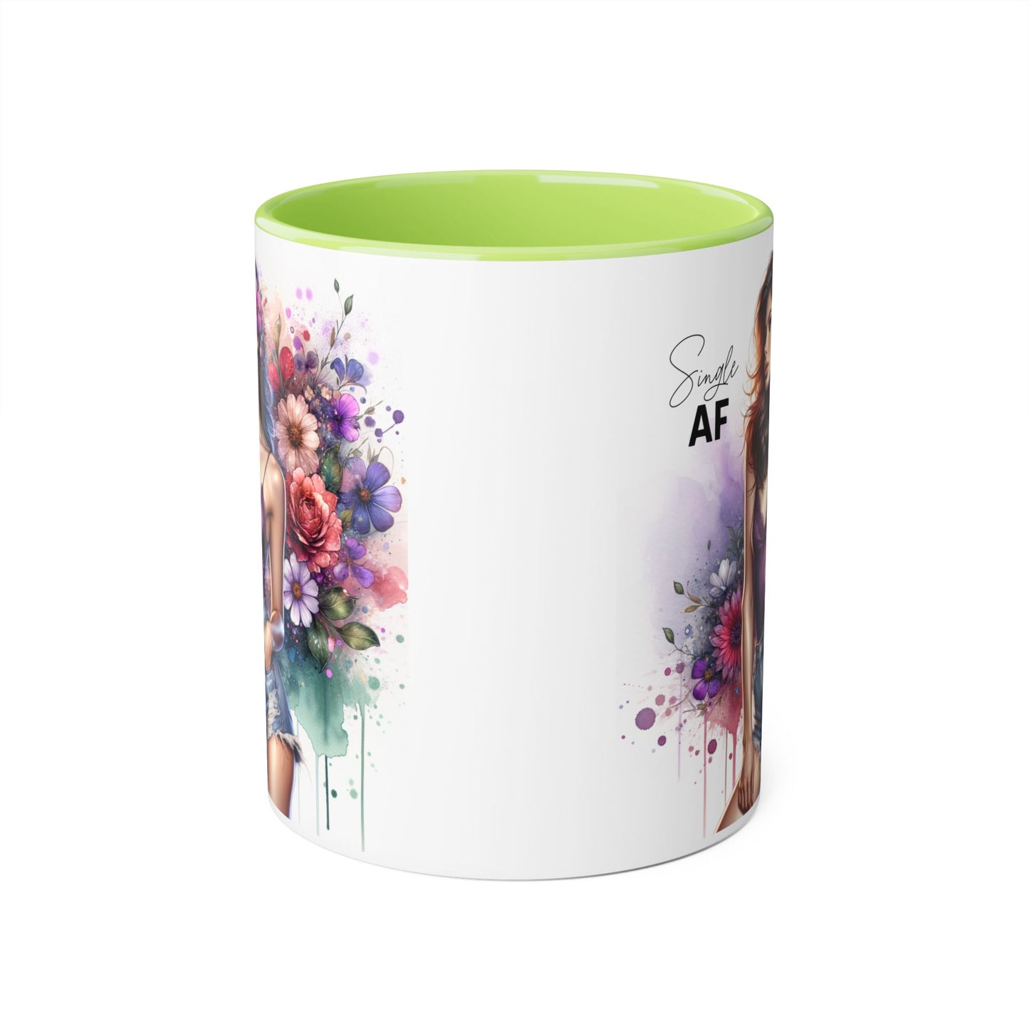 Floral Art Mug with Sassy Quote, Coffee Cup for Gifts, Tea Lovers, Home Decor, Mother's Day, Birthday