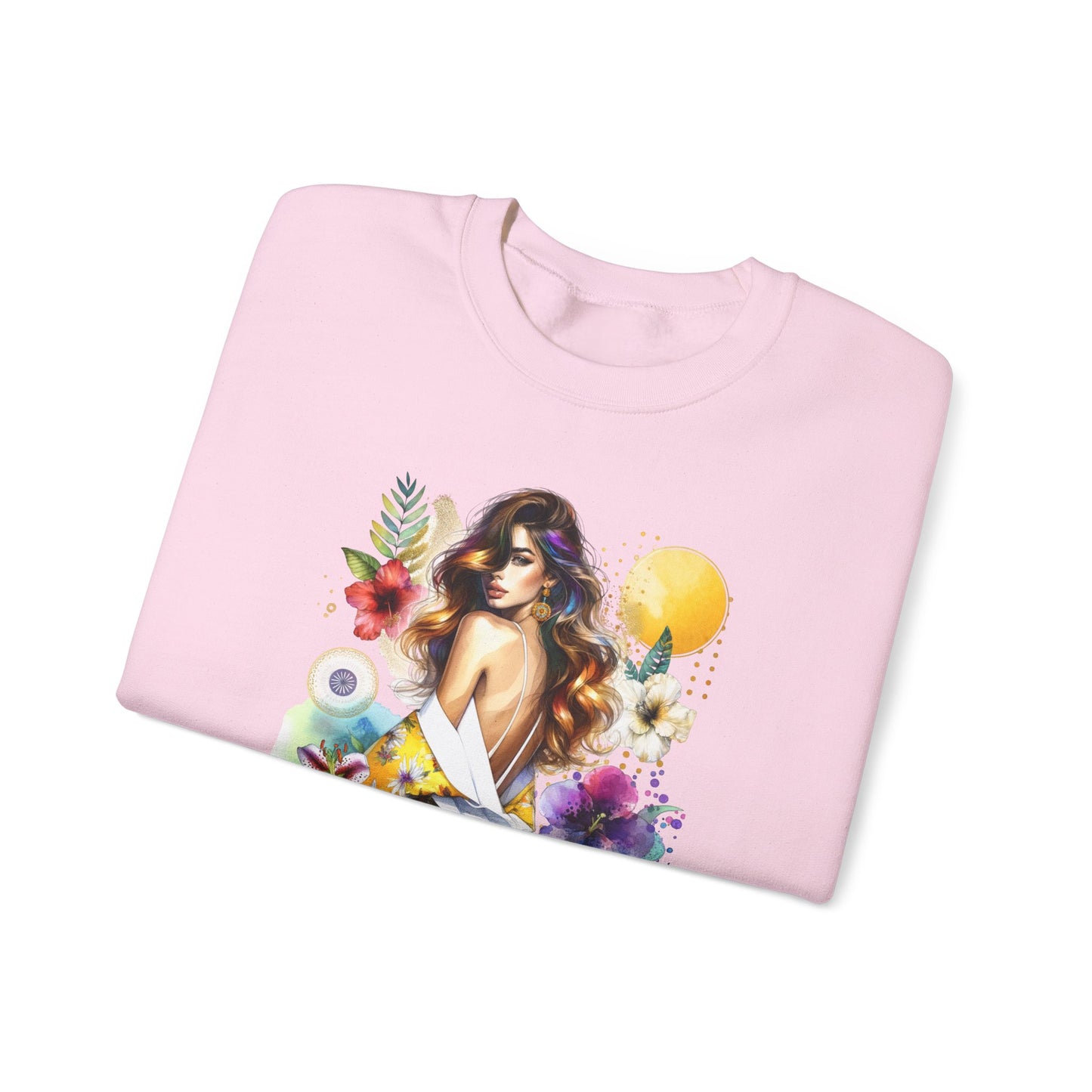 1-800-Boys-Lie Bohemian Floral Crewneck Sweatshirt, Trendy Oversized Sweater, Unique Gift for Her, Cozy Fall Apparel, Birthday & Casual Wear