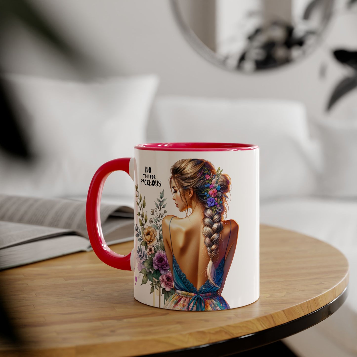 Funny Accent Mug - No Time For F*boys 11oz