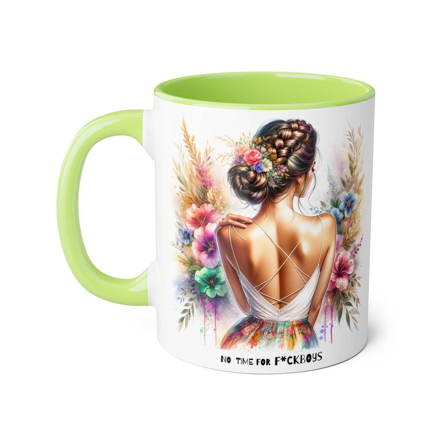 Funny Accent Mug - No Time For F*boys 11oz