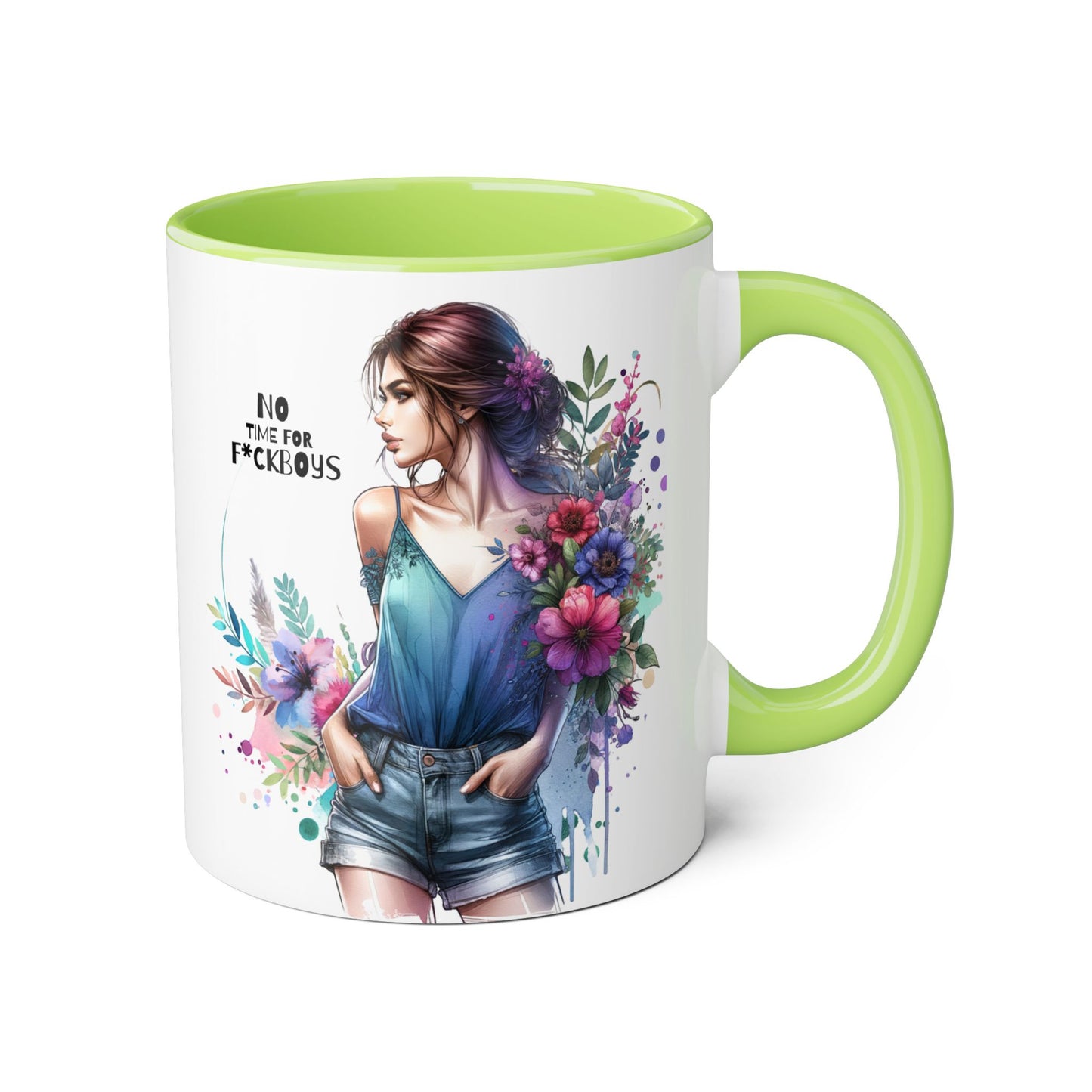 Funny Accent Mug - No Time For F*boys 11oz