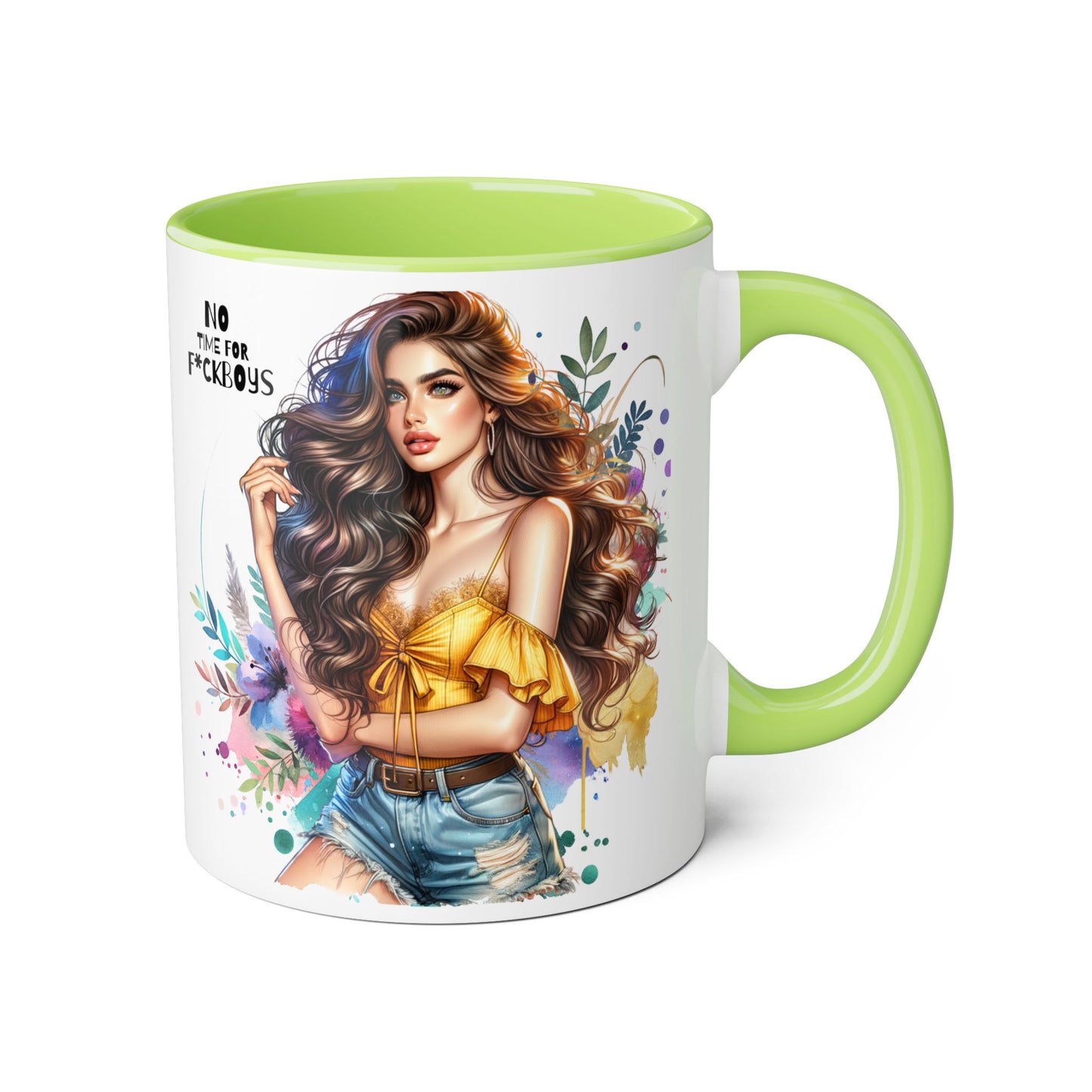 Funny Accent Mug - No Time For F*boys 11oz