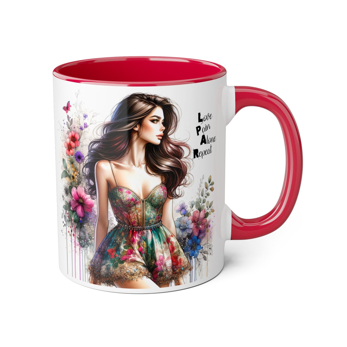 Chic Floral Accent Mug | Inspirational Coffee Cup, Perfect Gift for Friends, Tea Lovers, Birthday, Encouragement, Appreciation