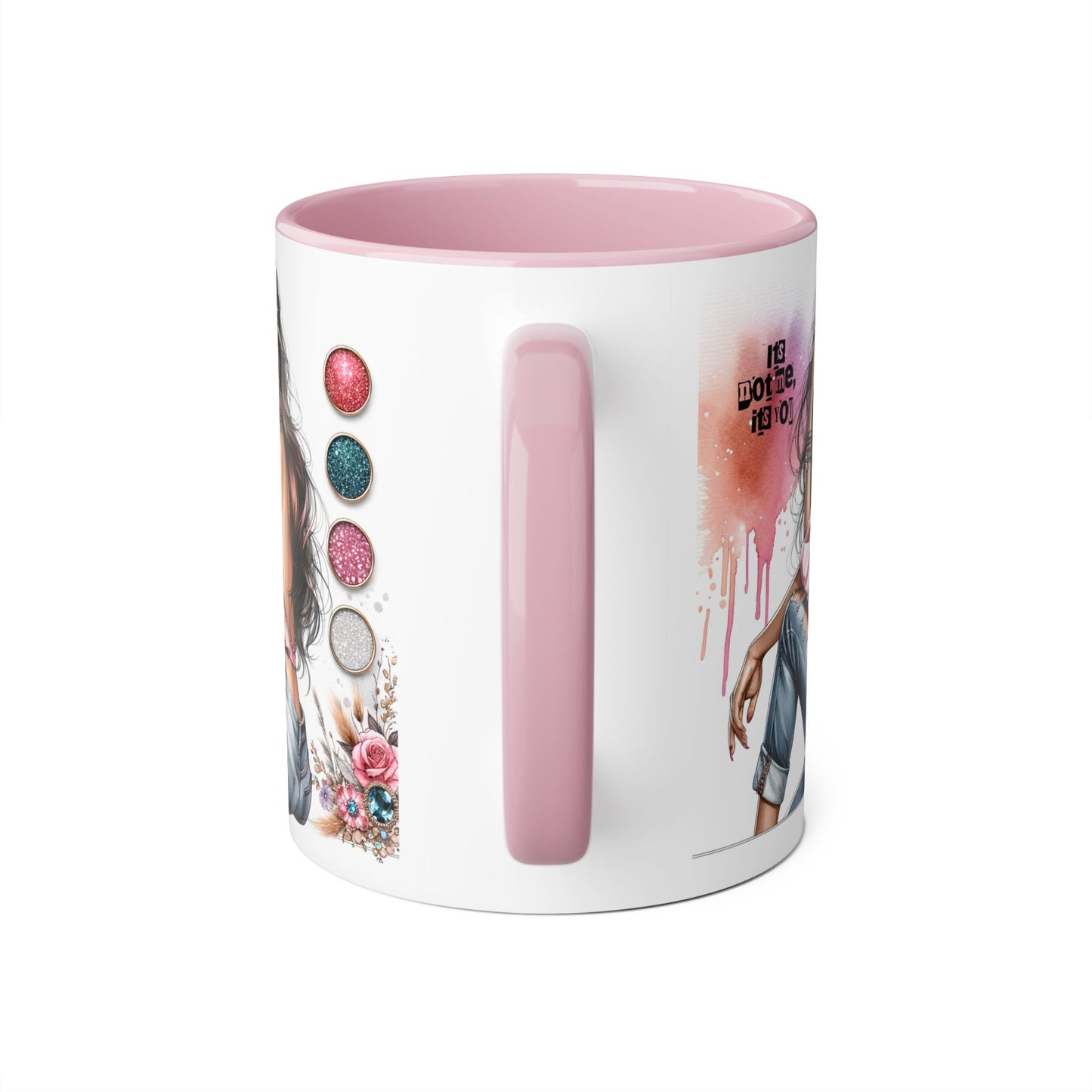 It's Not Me, It's You Humoristic Stylish Accent Mug - Chic Gift for Fashion Lovers, Coffee/Tea Mug, Unique Kitchen Decor, Perfect for Birthdays, Holidays, or Everyday