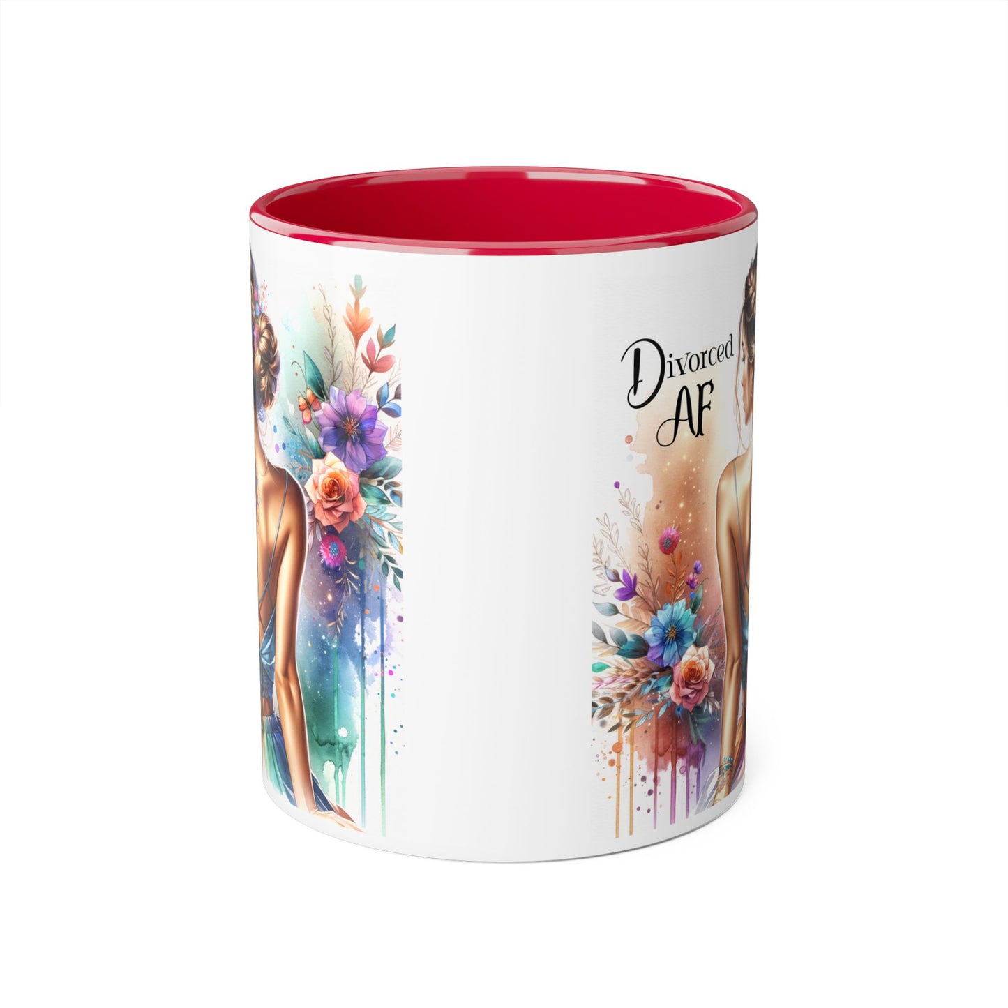 Divorced AF Accent Mug