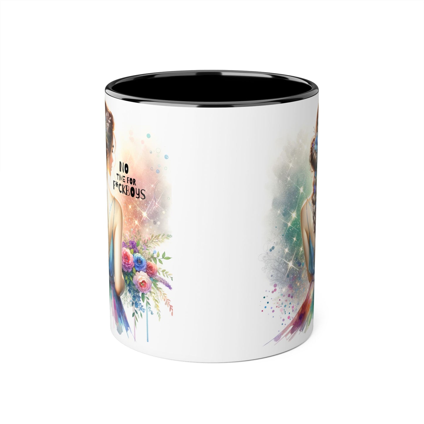 Funny Accent Mug - No Time For F*boys 11oz