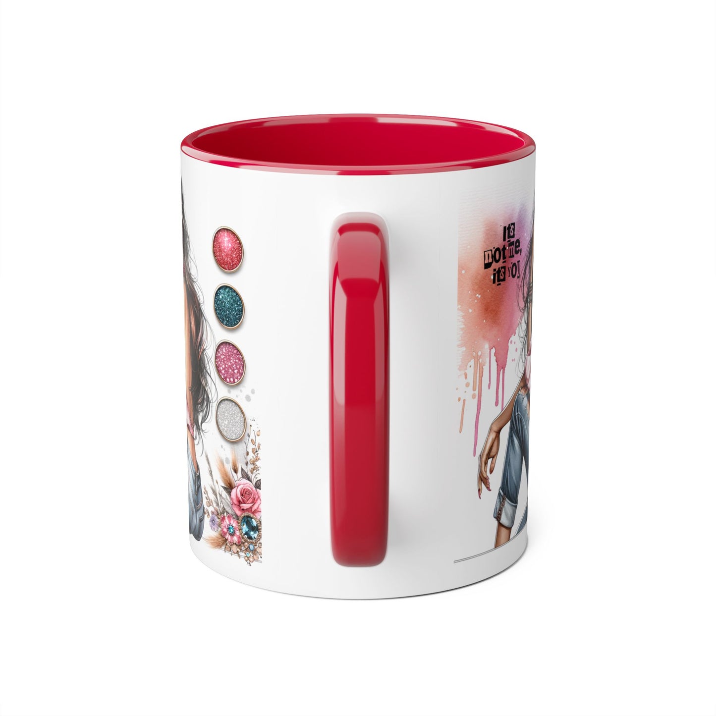 It's Not Me, It's You Humoristic Stylish Accent Mug - Chic Gift for Fashion Lovers, Coffee/Tea Mug, Unique Kitchen Decor, Perfect for Birthdays, Holidays, or Everyday