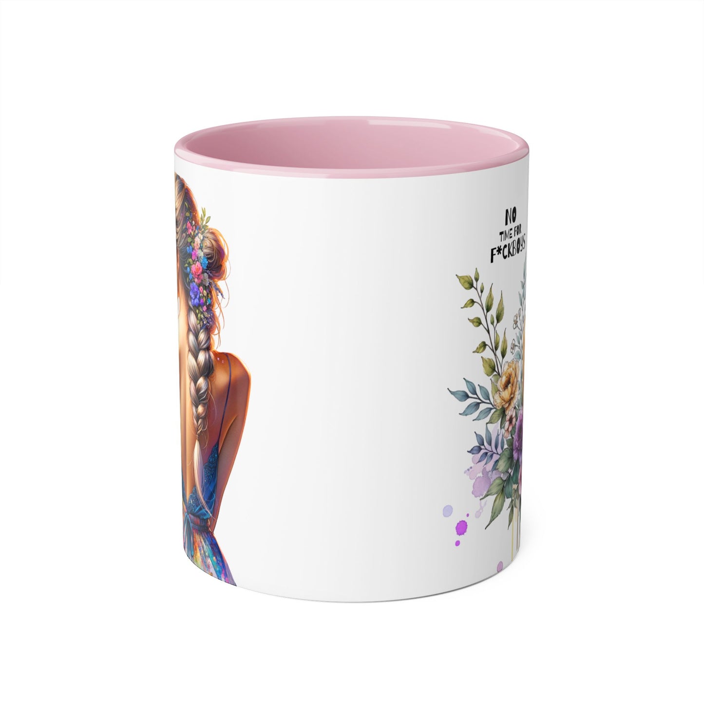 Funny Accent Mug - No Time For F*boys 11oz