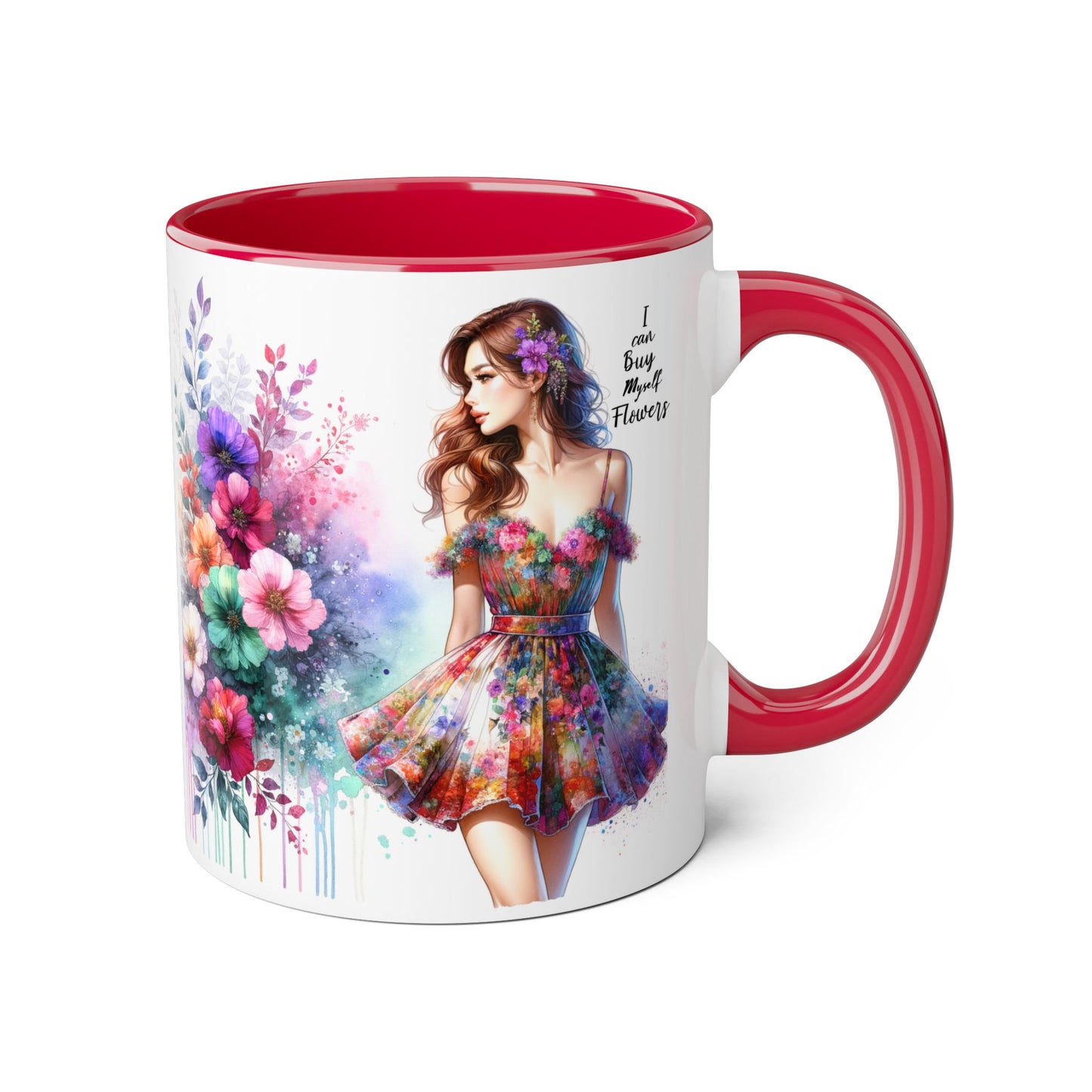 I Can Buy Myself Flowers Accent Mug, 11oz