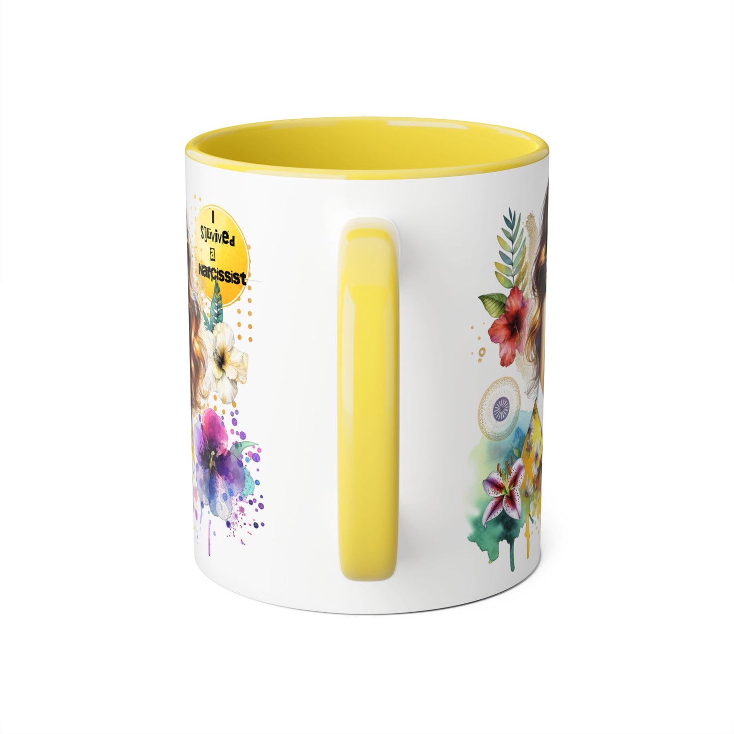 Vibrant Floral Art Mug – Perfect Gift for Mug Lovers, Home Decor, Coffee Lovers, Birthday Gift, Inspiring Drinkware