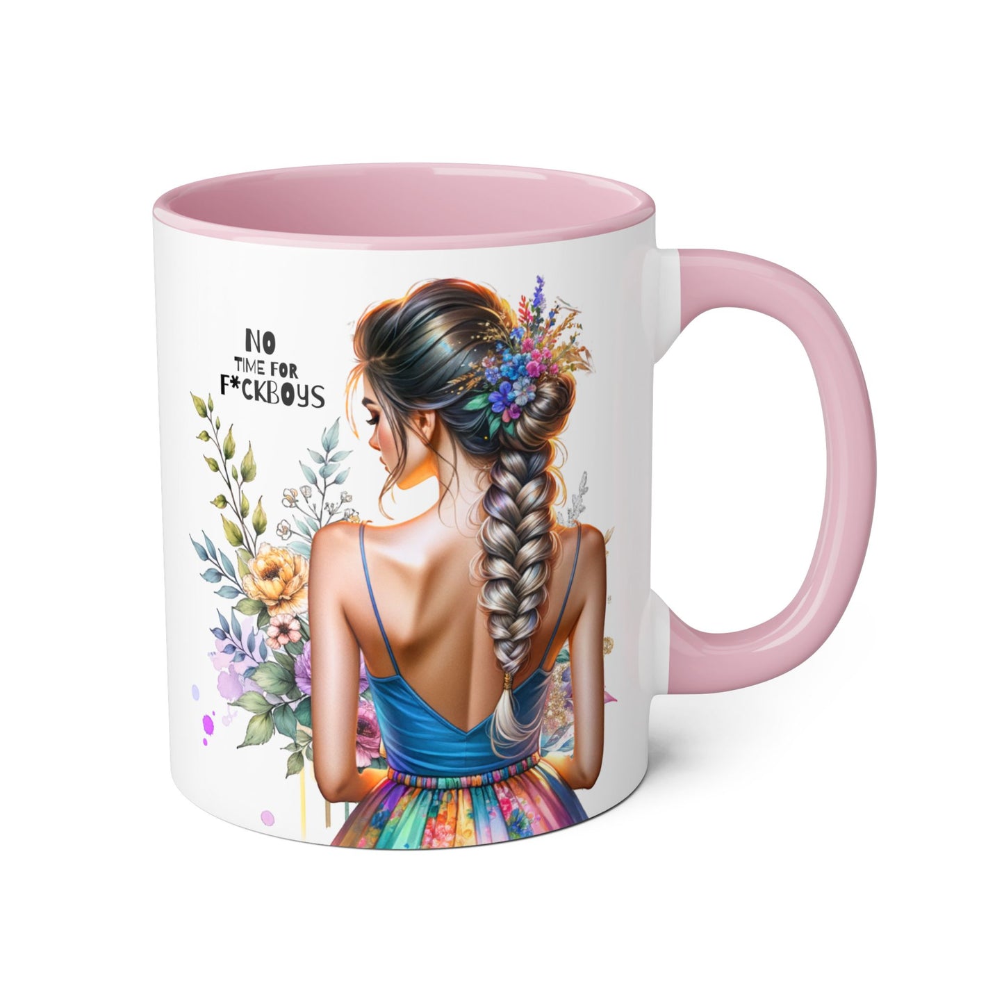 Funny Accent Mug - No Time For F*boys 11oz