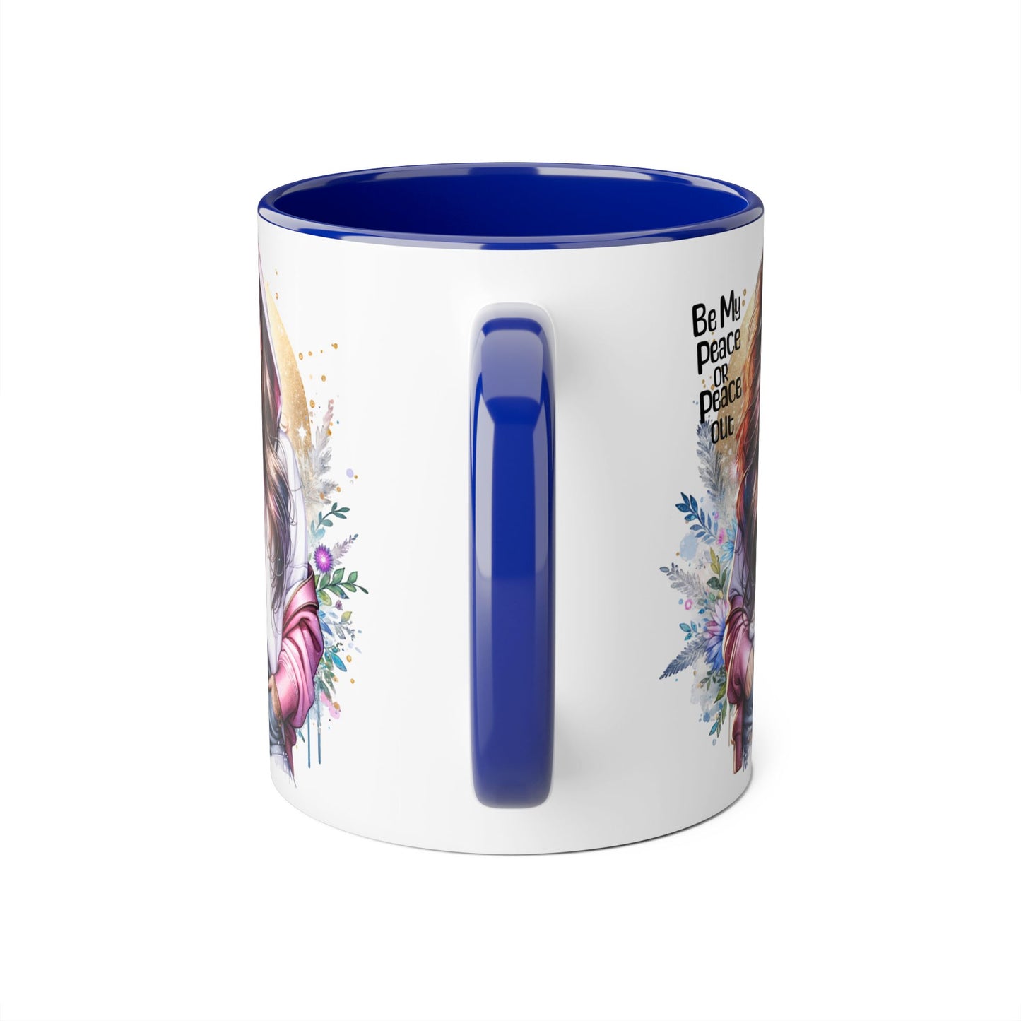 Mug - Be My Peace or Peace Out Accent Mug