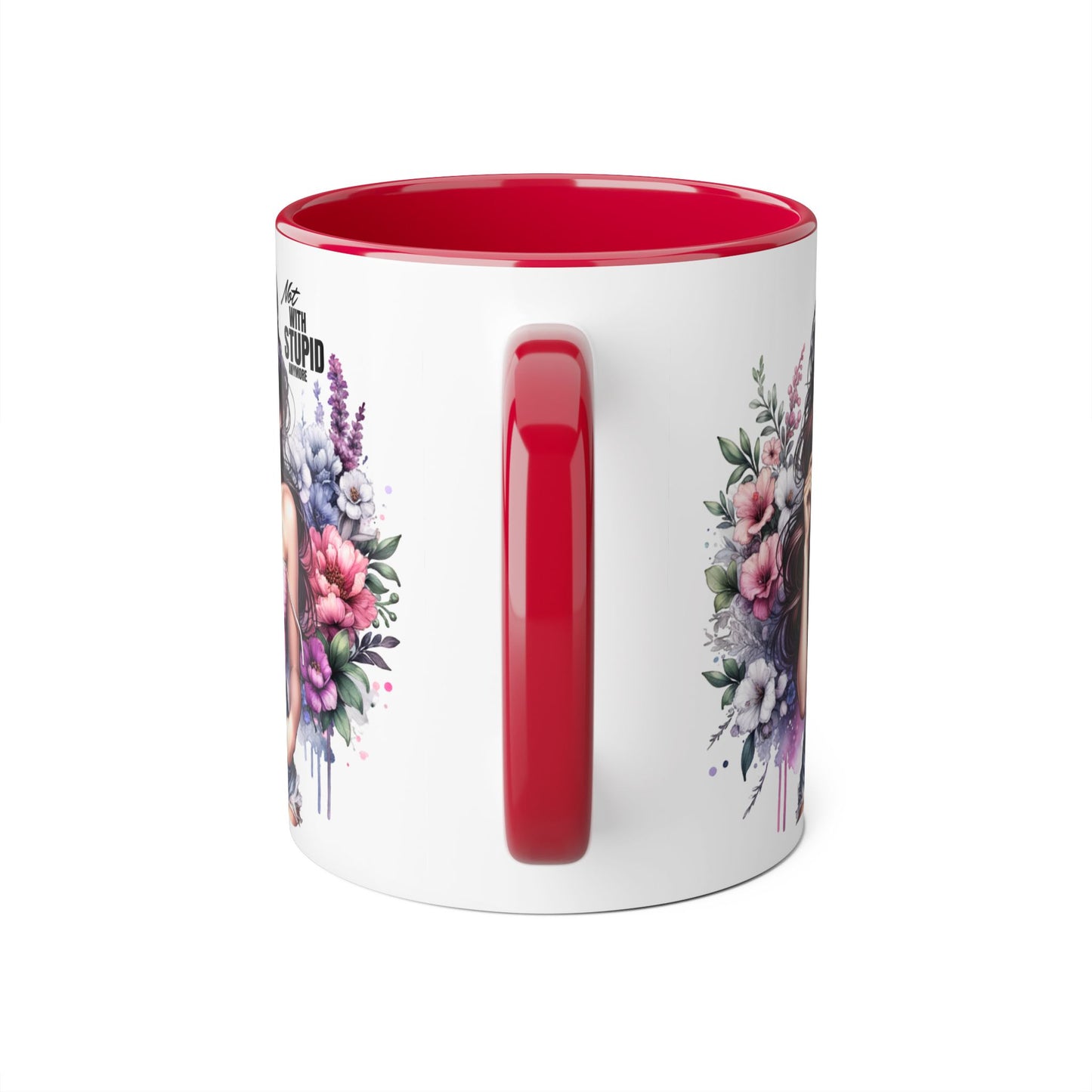 Mug - Not With Stupid Anymore Humoristic 11oz Accent Mug