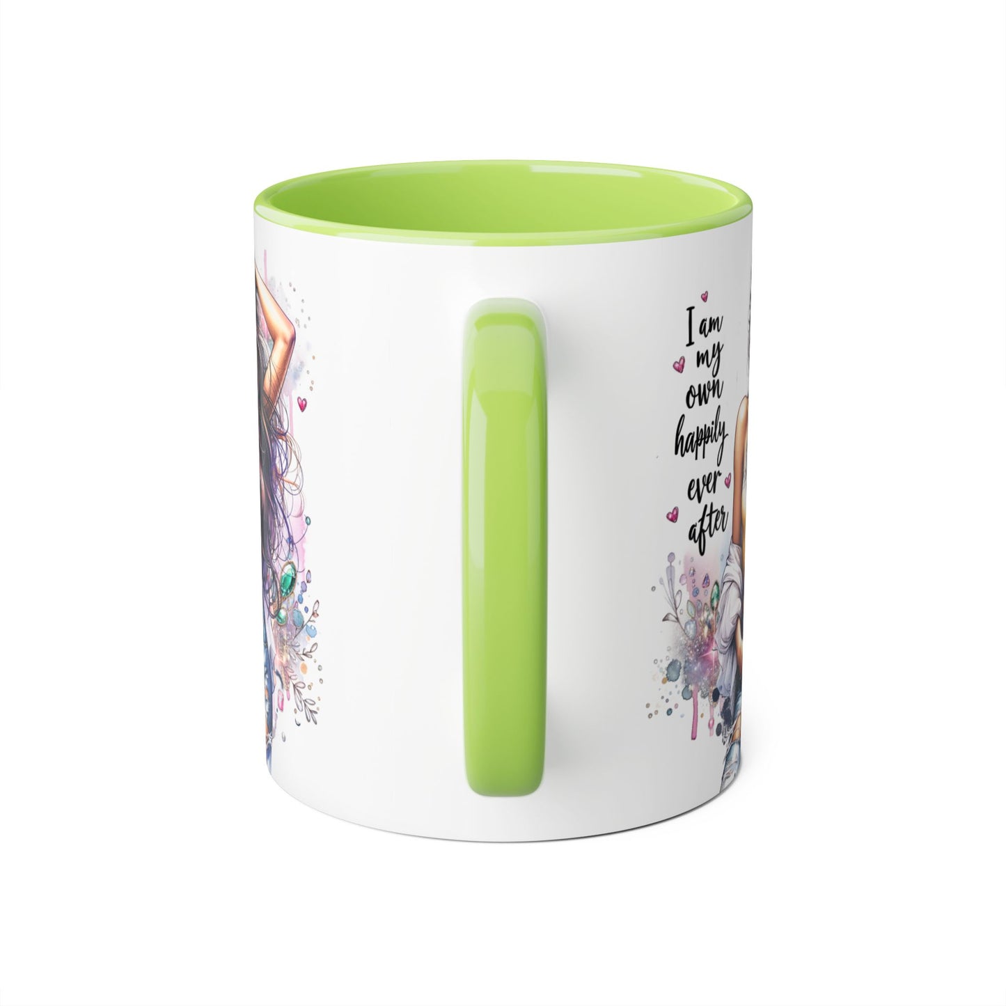 Inspirational Accent Mug - "I Am My Own Happily Ever After" 11oz Coffee Cup