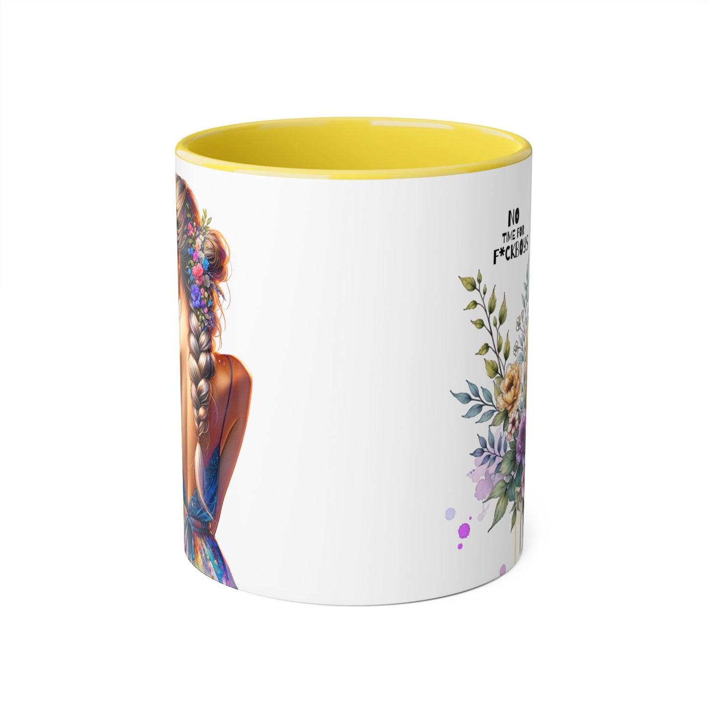 Funny Accent Mug - No Time For F*boys 11oz