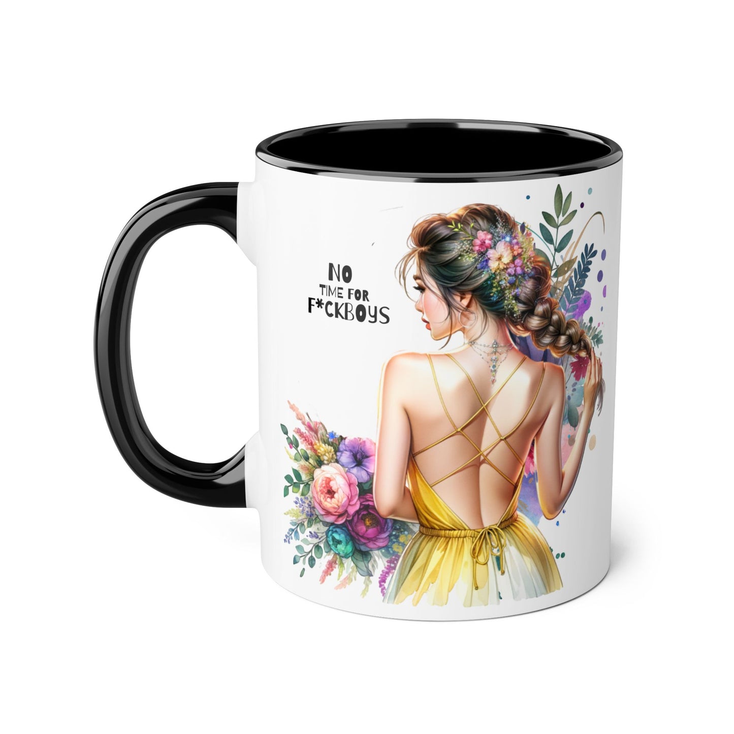 Funny Accent Mug - No Time For F*boys 11oz