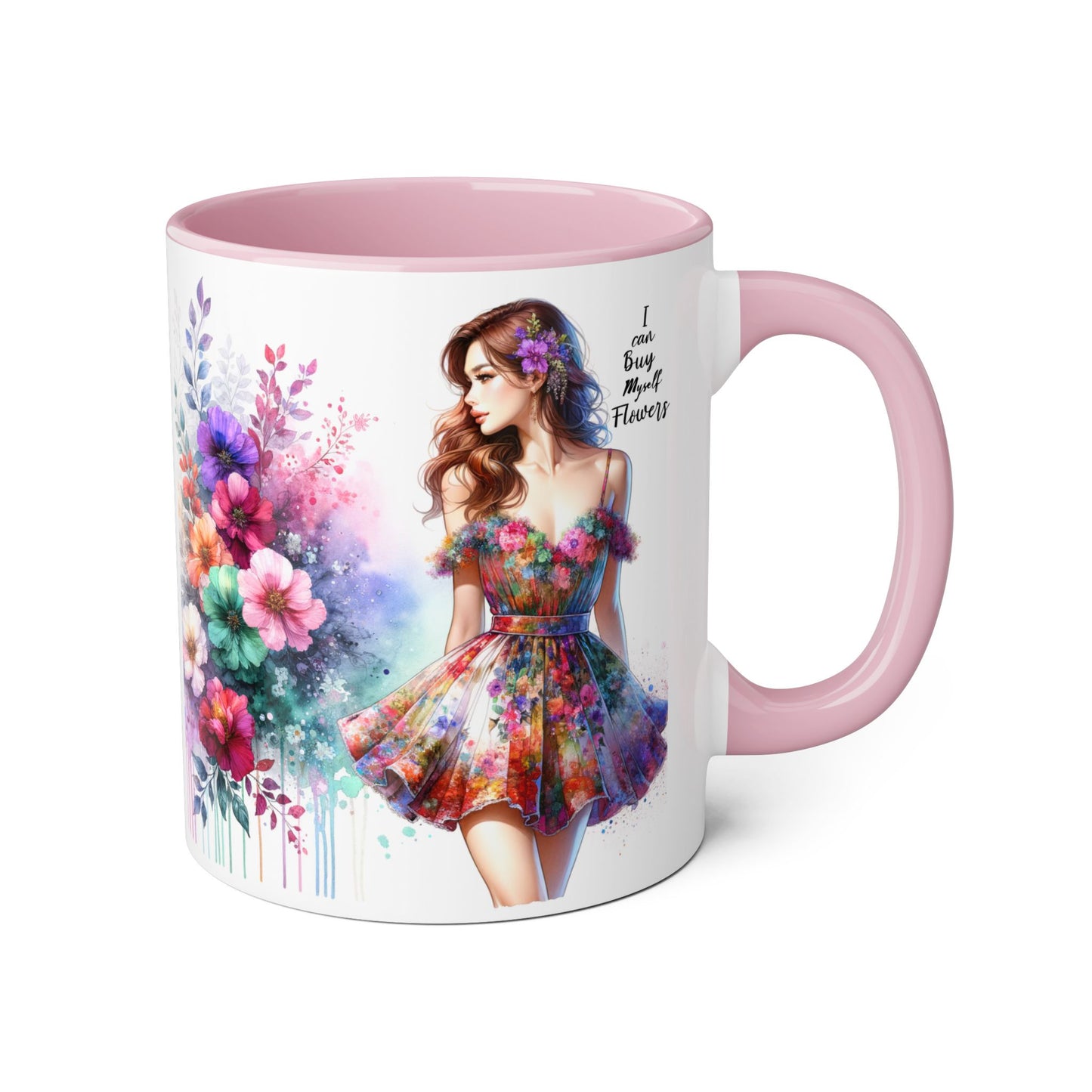 I Can Buy Myself Flowers Accent Mug, 11oz