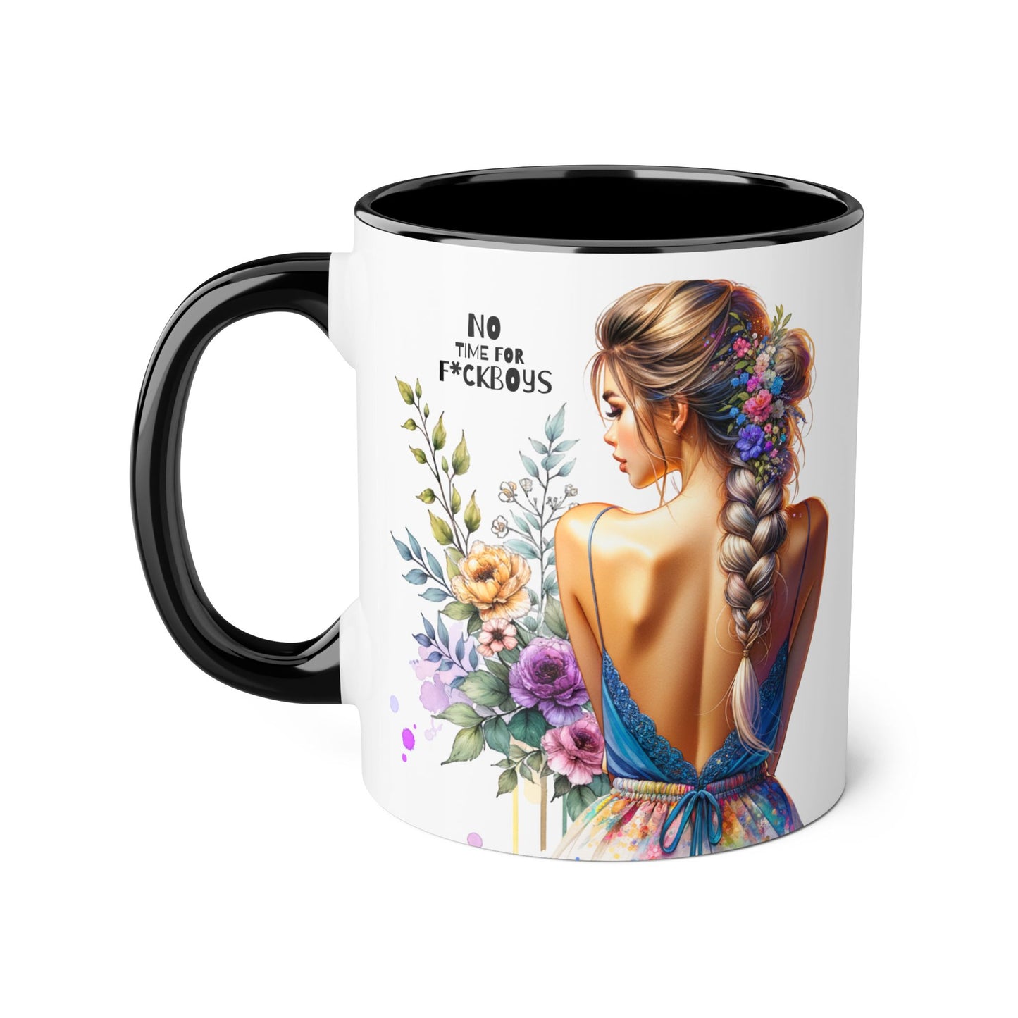 Funny Accent Mug - No Time For F*boys 11oz