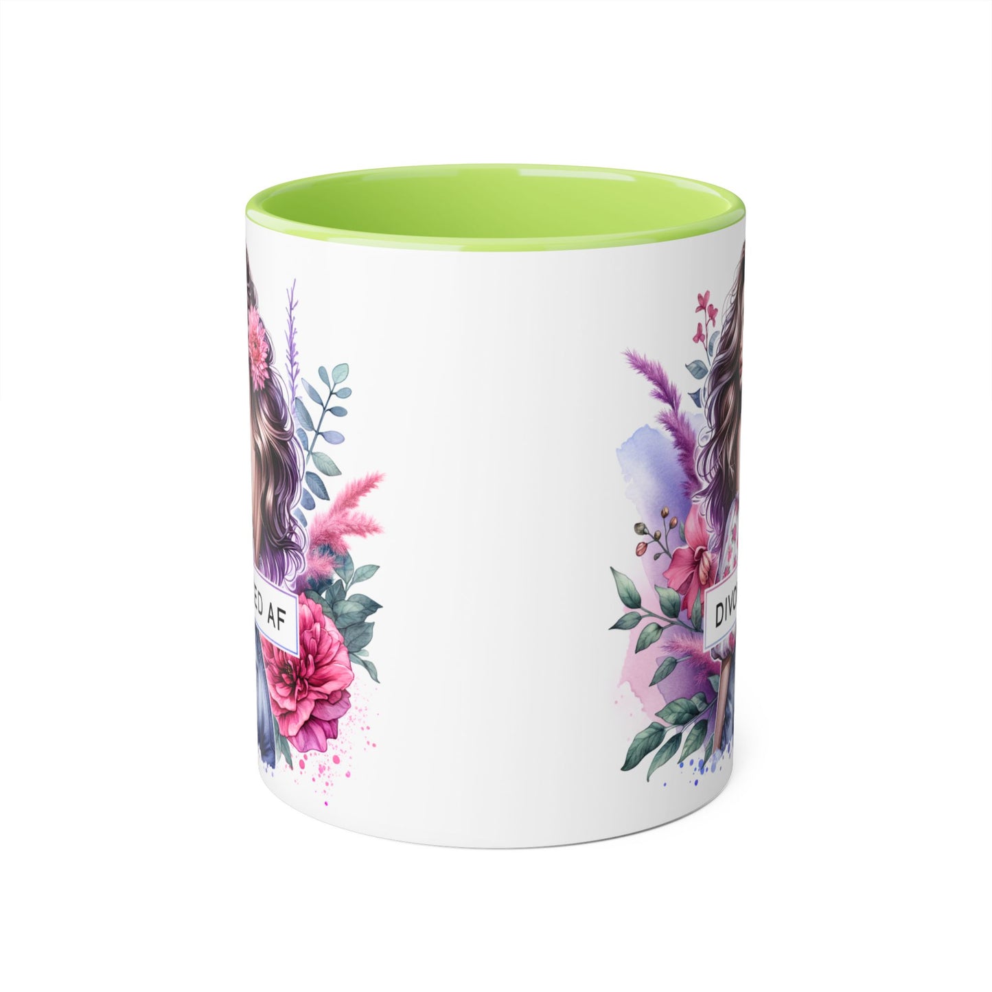 Mug - Divorced AF 11oz Accent Mug