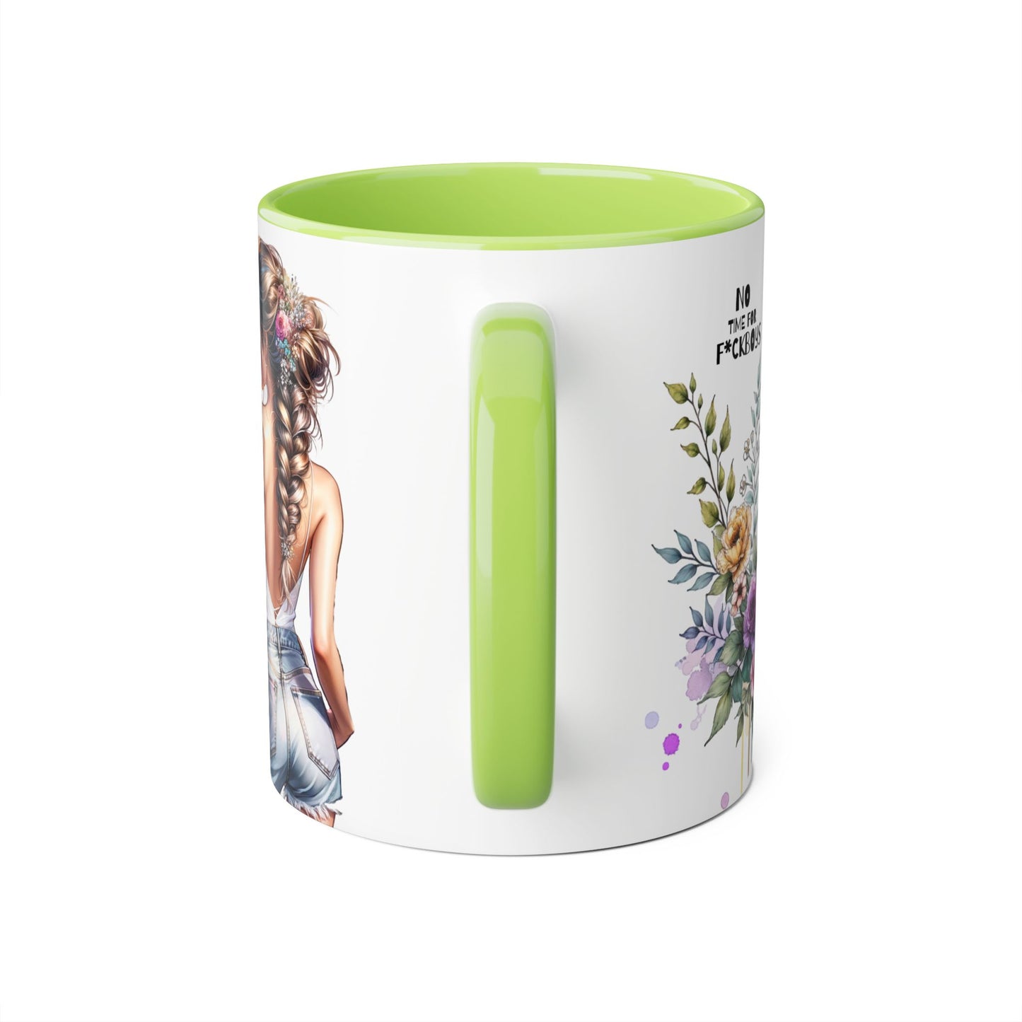 Funny Accent Mug - No Time For F*boys 11oz
