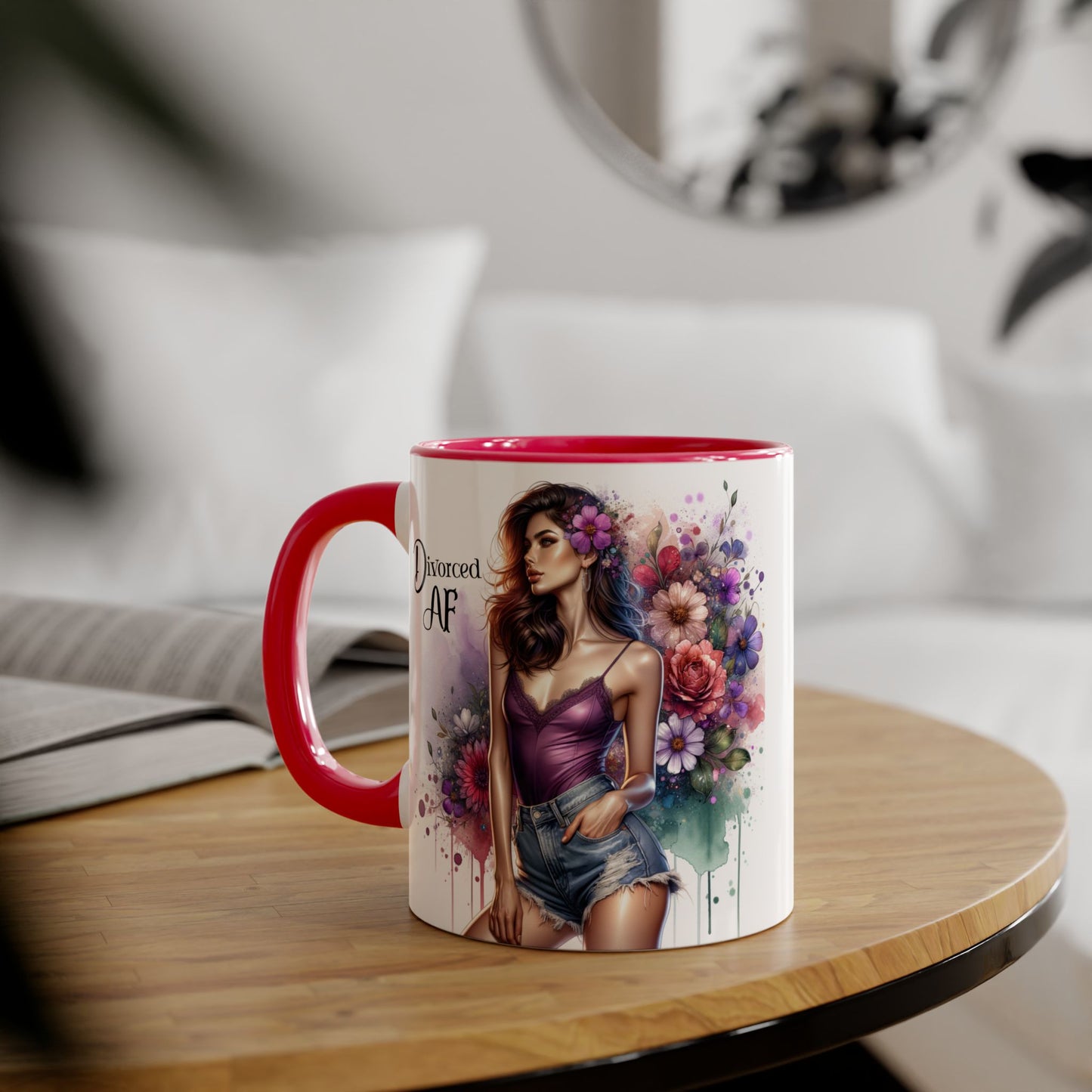 Mug - Divorced AF 11oz Accent Mug