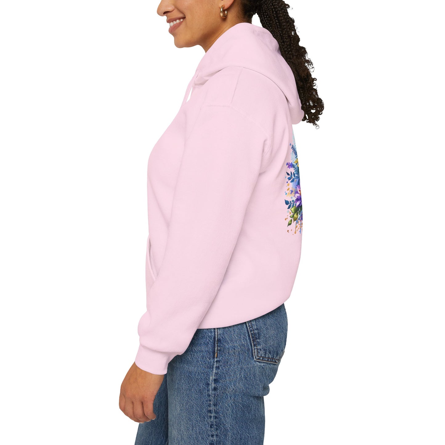 I Don`t Make Mistakes, I Just Date Them Colorful Floral Back Design Hooded Sweatshirt, Cozy Unisex Hoodie, Graphic Sweatshirt, Gift for Her, Stylish Casual Wear