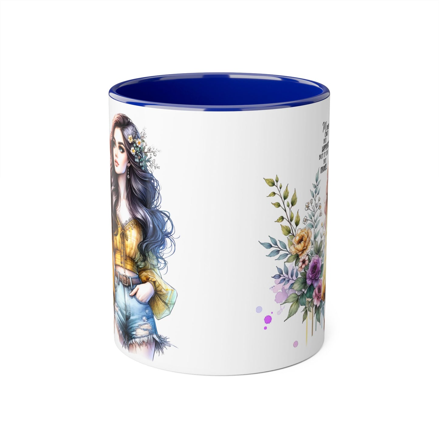 Mug Money Can't Buy Happiness But It Can Buy Divorce Humoristic 11oz Accent Mug