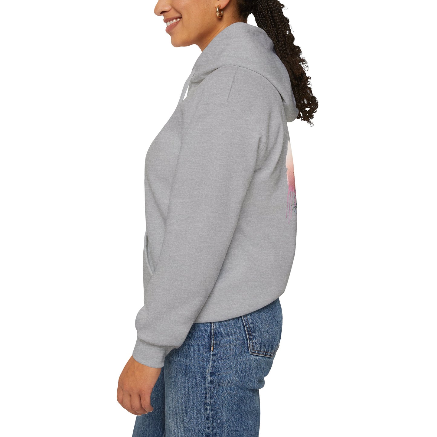 1-800-Boys-Lie Beautiful Floral Mermaid Hoodie - Unisex Heavy Blend™, Perfect for Cozy Days, Gifts, Beach Lovers, Everyday Wear