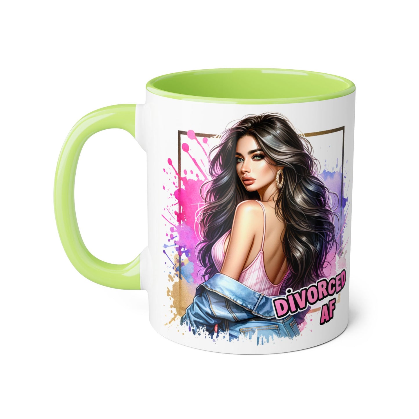 Mug - Divorced AF 11oz Accent Mug