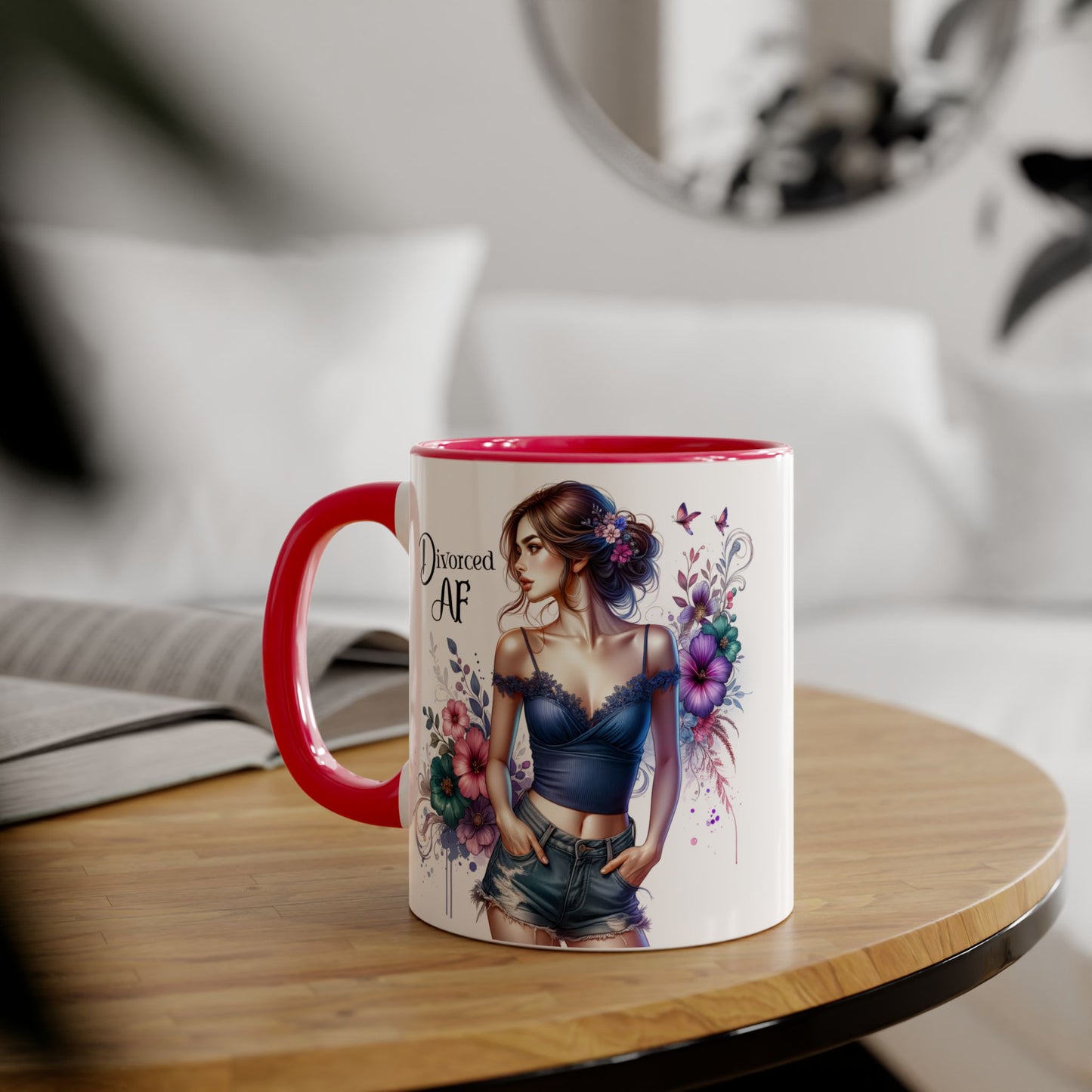 Mug - Divorced AF 11oz Accent Mug