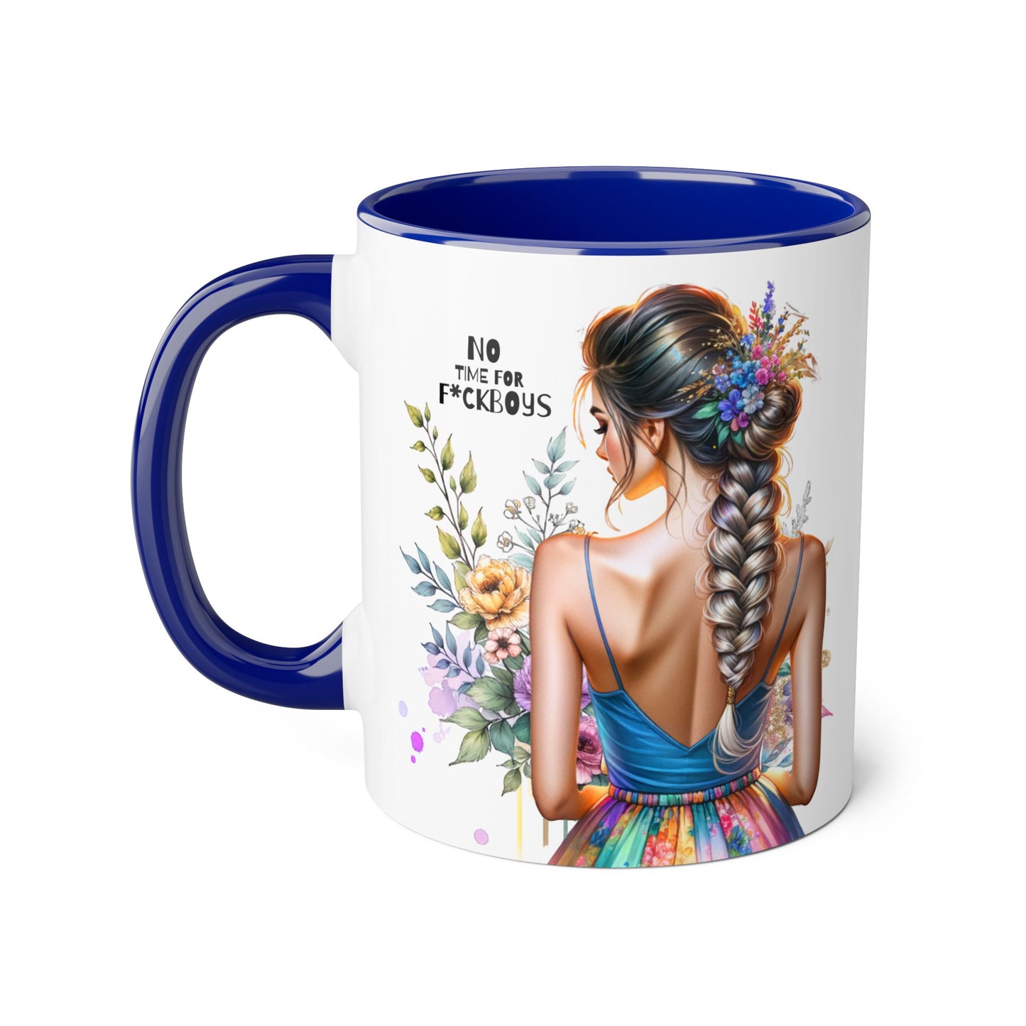 Funny Accent Mug - No Time For F*boys 11oz