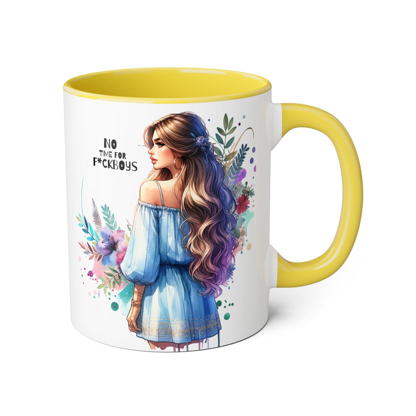 Funny Accent Mug - No Time For F*boys 11oz