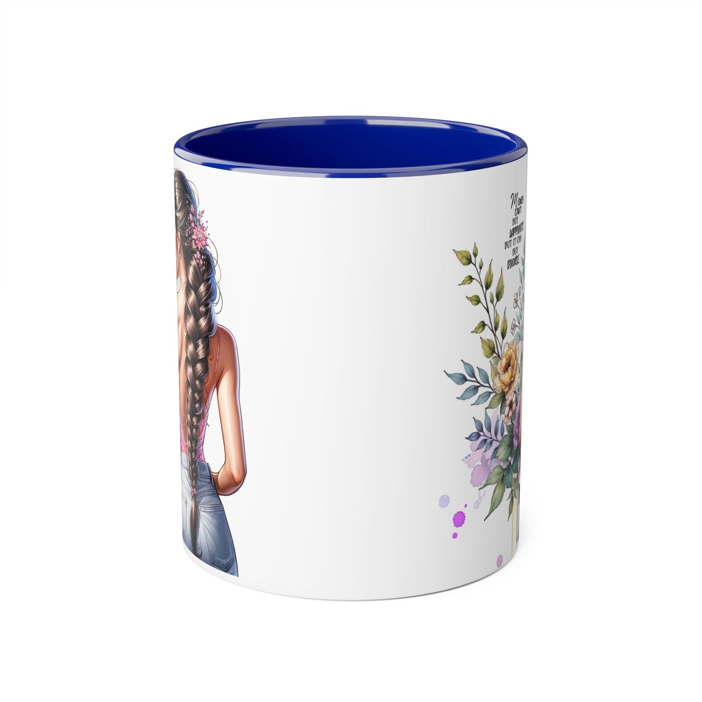 Mug Money Can't Buy Happiness But It Can Buy Divorce Humoristic 11oz Accent Mug