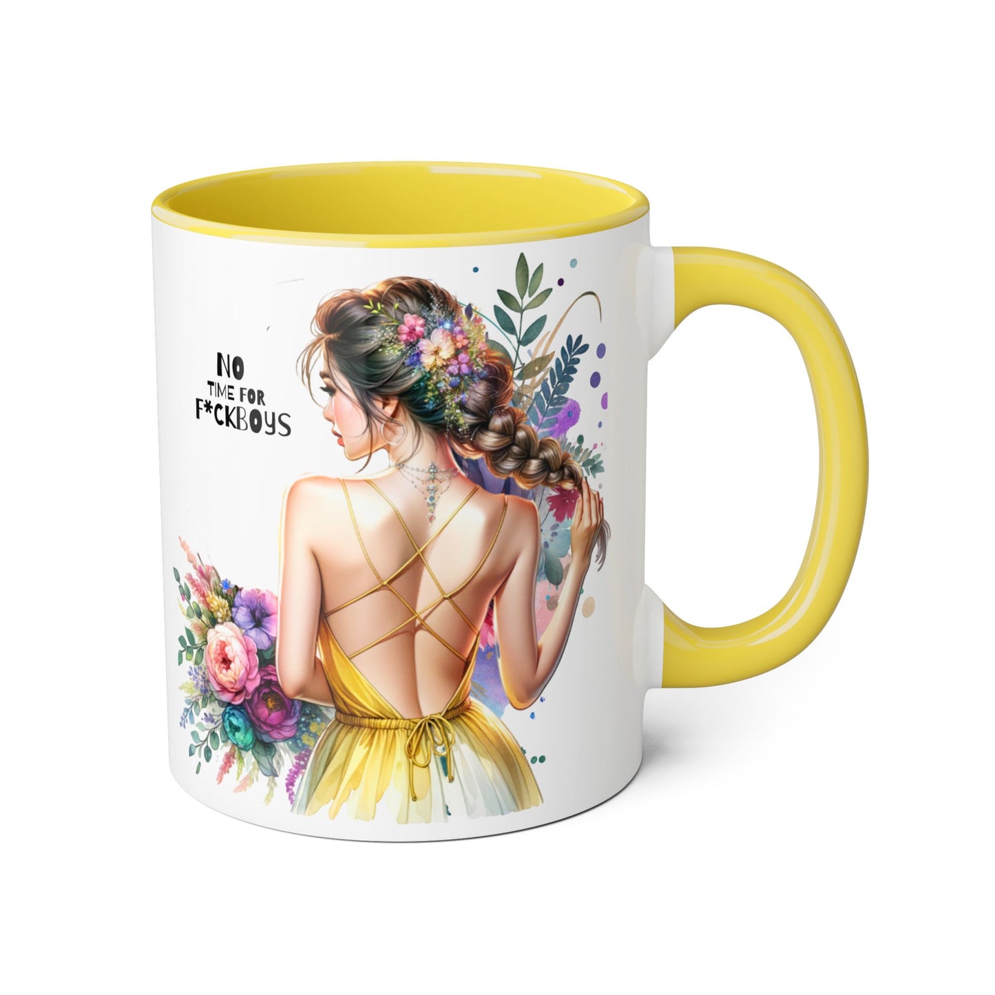 Funny Accent Mug - No Time For F*boys 11oz