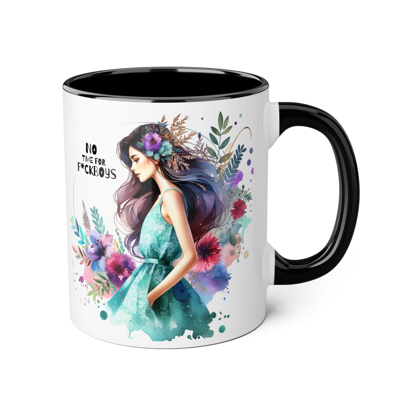 Funny Accent Mug - No Time For F*boys 11oz
