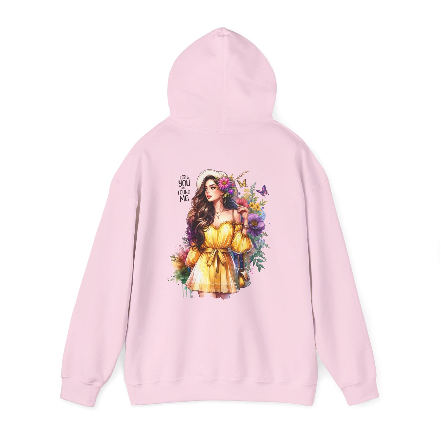Breakup Hoodie - Unisex Hooded Sweatshirt Lost You and Found Me Design