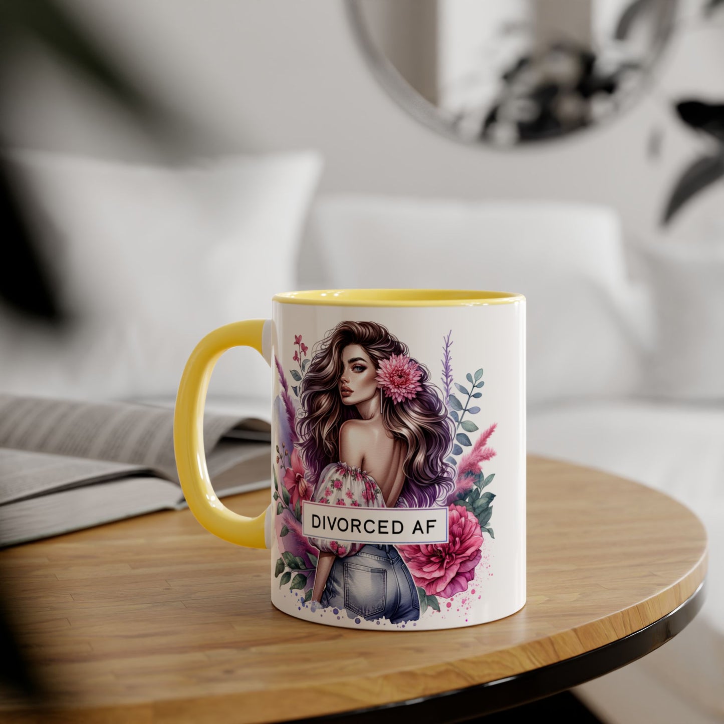 Mug - Divorced AF 11oz Accent Mug