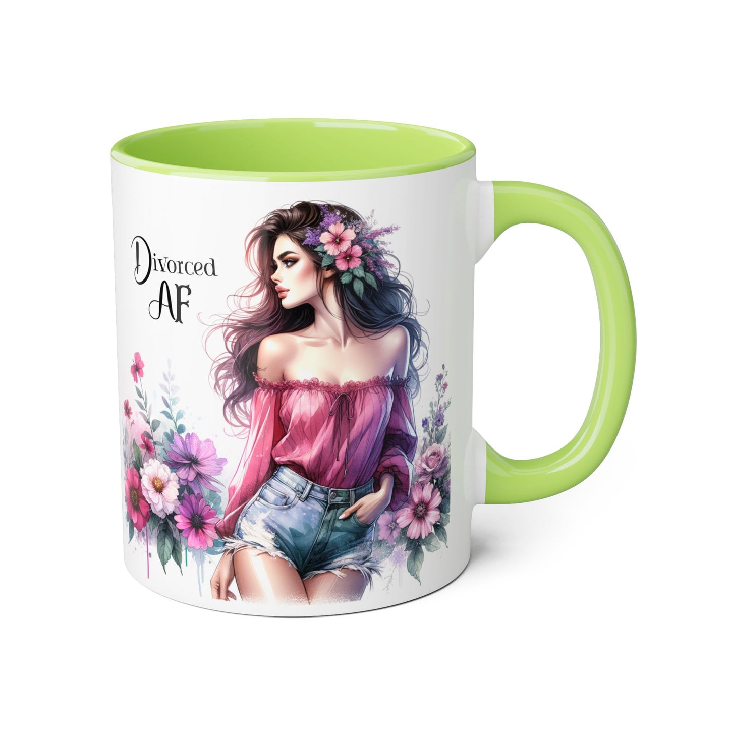 Mug - Divorced AF 11oz Accent Mug