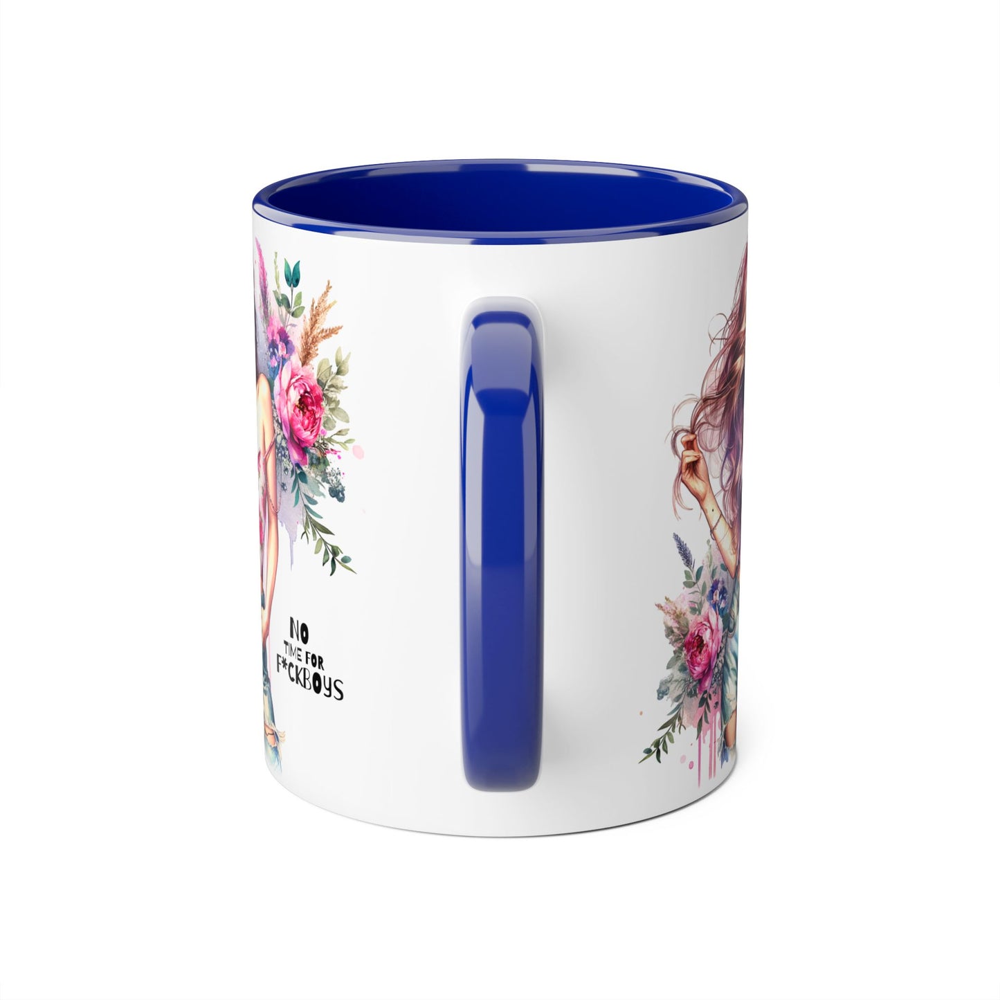 Funny Accent Mug - No Time For F*boys 11oz