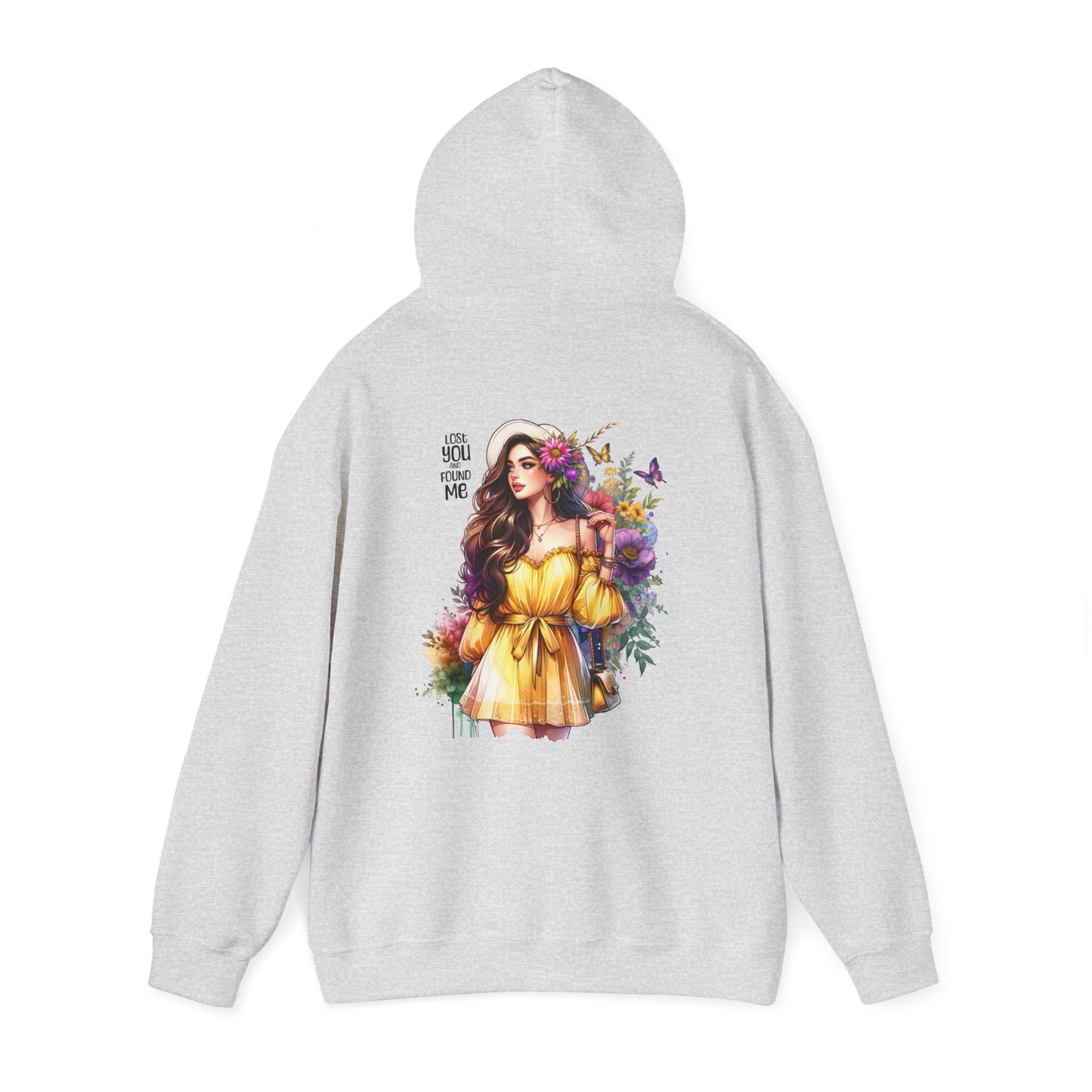 Breakup Hoodie - Unisex Hooded Sweatshirt Lost You and Found Me Design